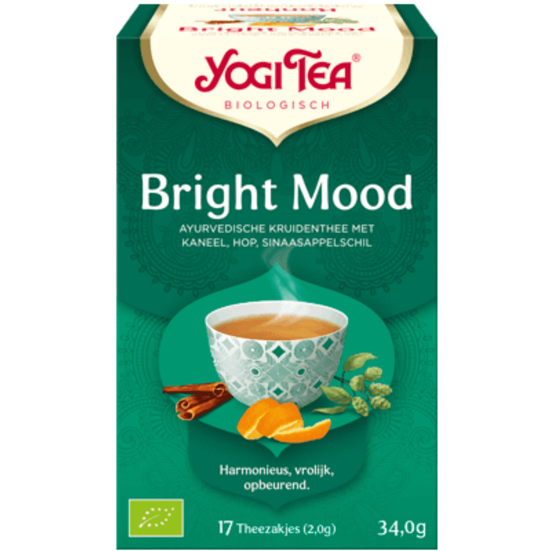 Yogi Tea Bright Mood Thee 17 zakjes Yogi Tea Bright Mood Thee 17 zakjes