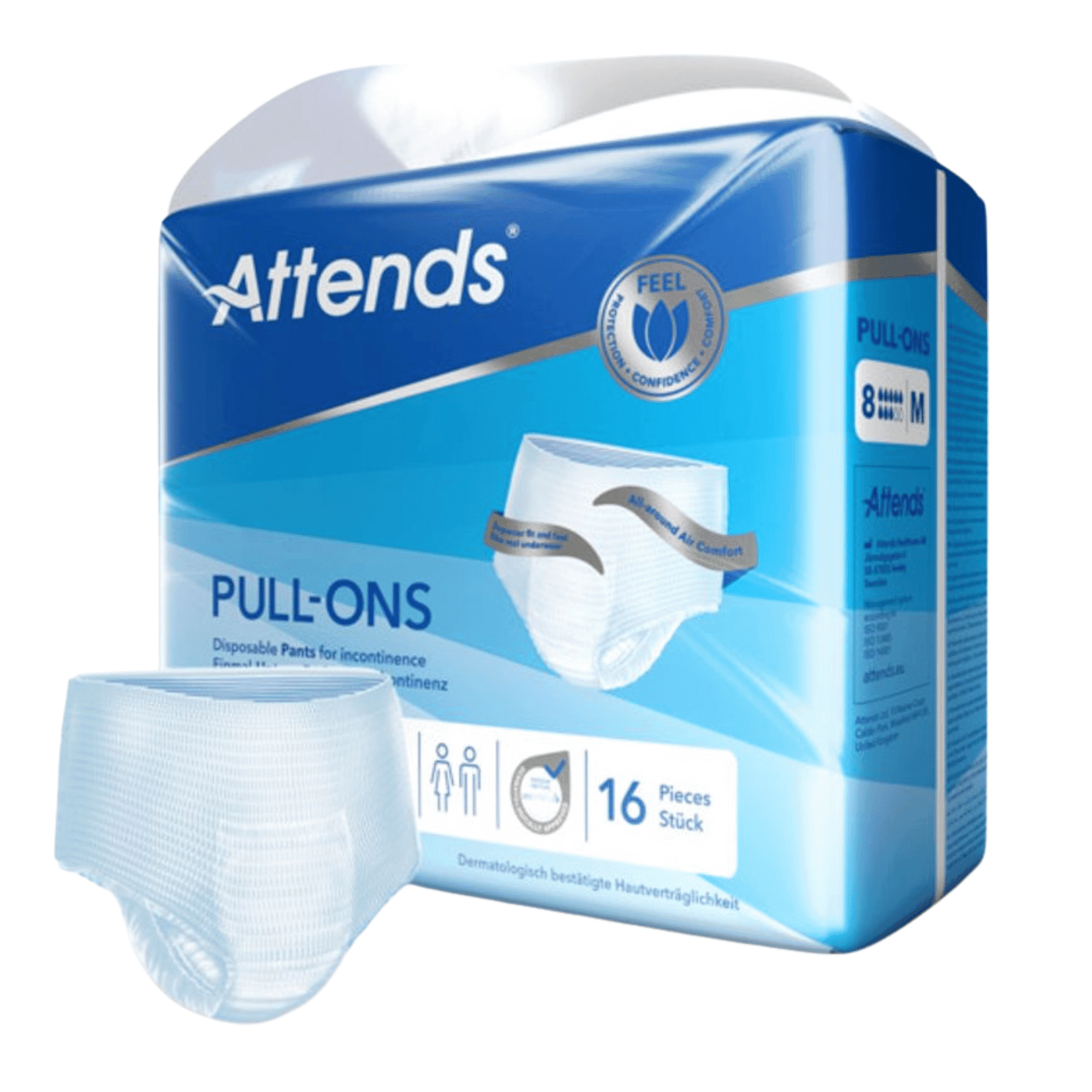 Attends Pull-ons 8m 1x16