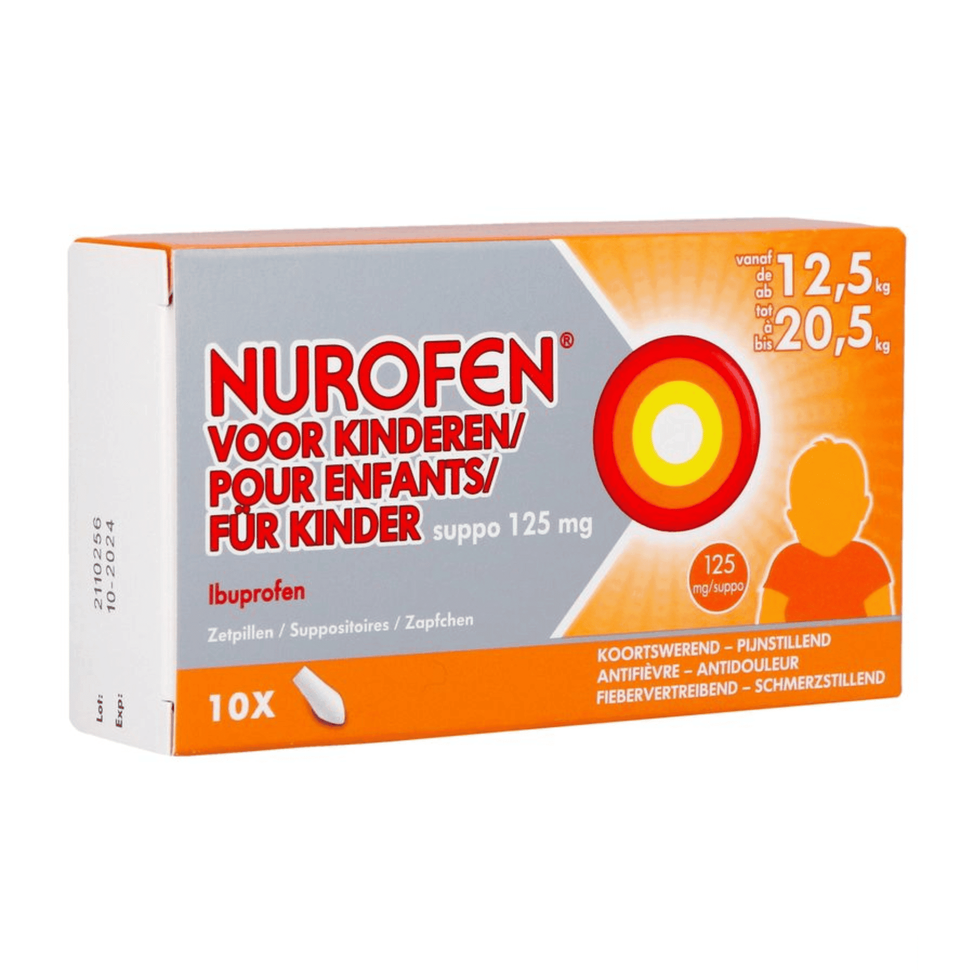 Nurofen voor Kinderen Suppo 125 mg