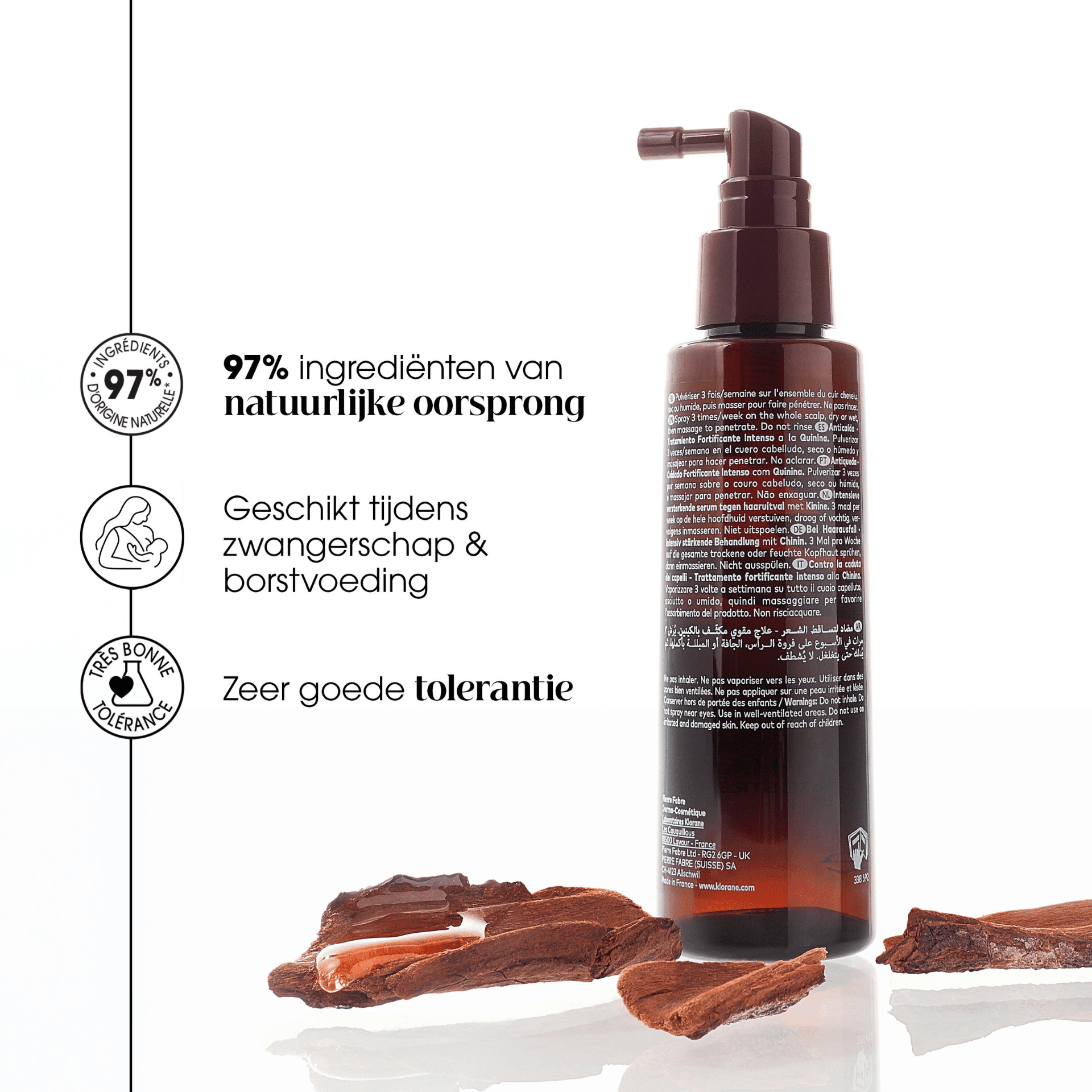 Klorane Kinine Intensieve Behandeling tegen Haarverlies