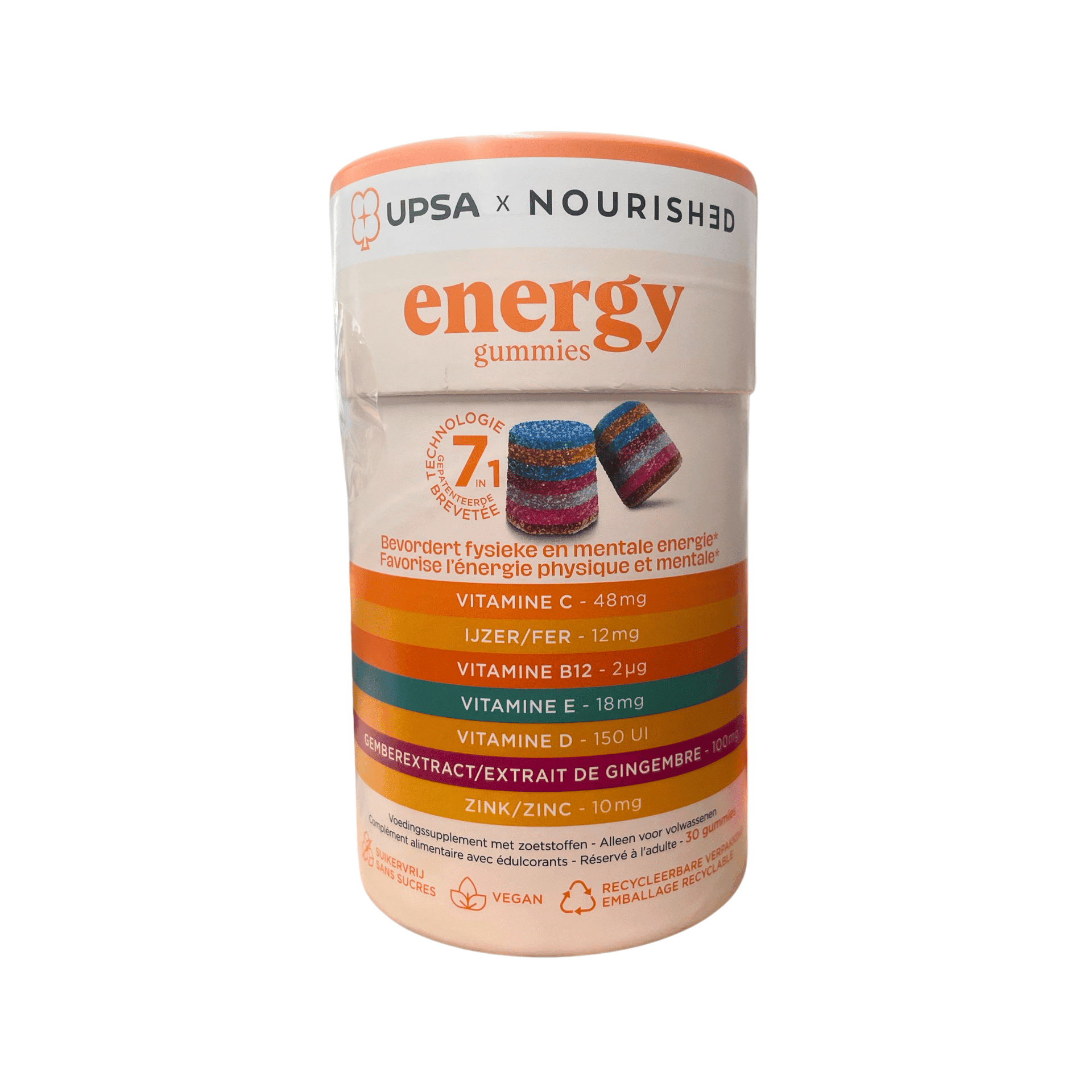 Upsa Nourished Energy Gommes 30