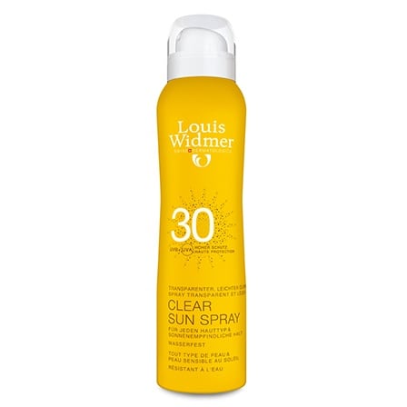 Widmer Clear Sun Spray SPF30 zonder Parfum