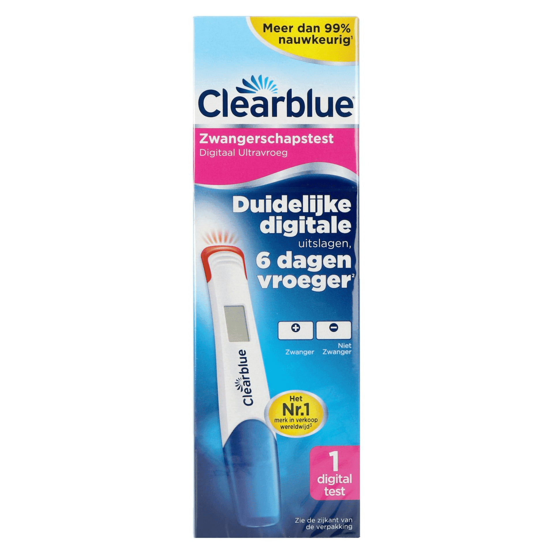 Clearblue Zwangerschapstest Digitaal Ultravroeg