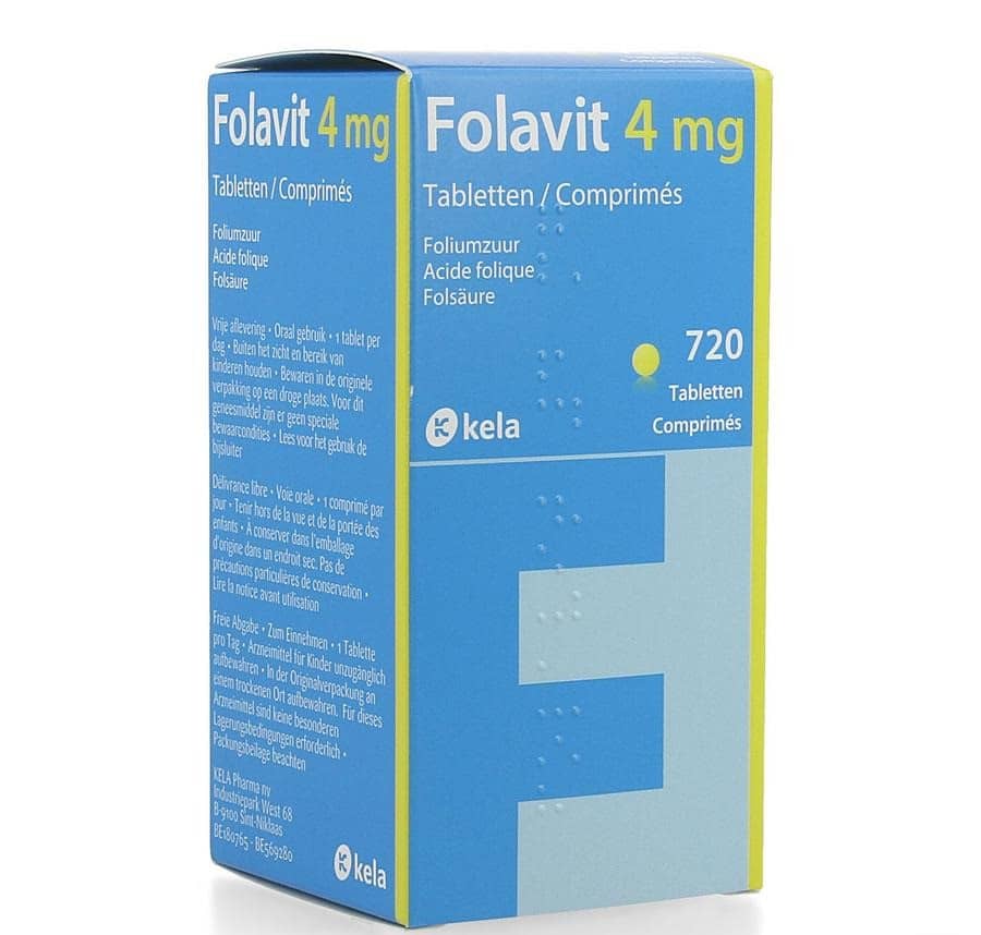 Folavit 4mg Comp 720 X 4mg Folavit 4mg Comp 720 X 4mg