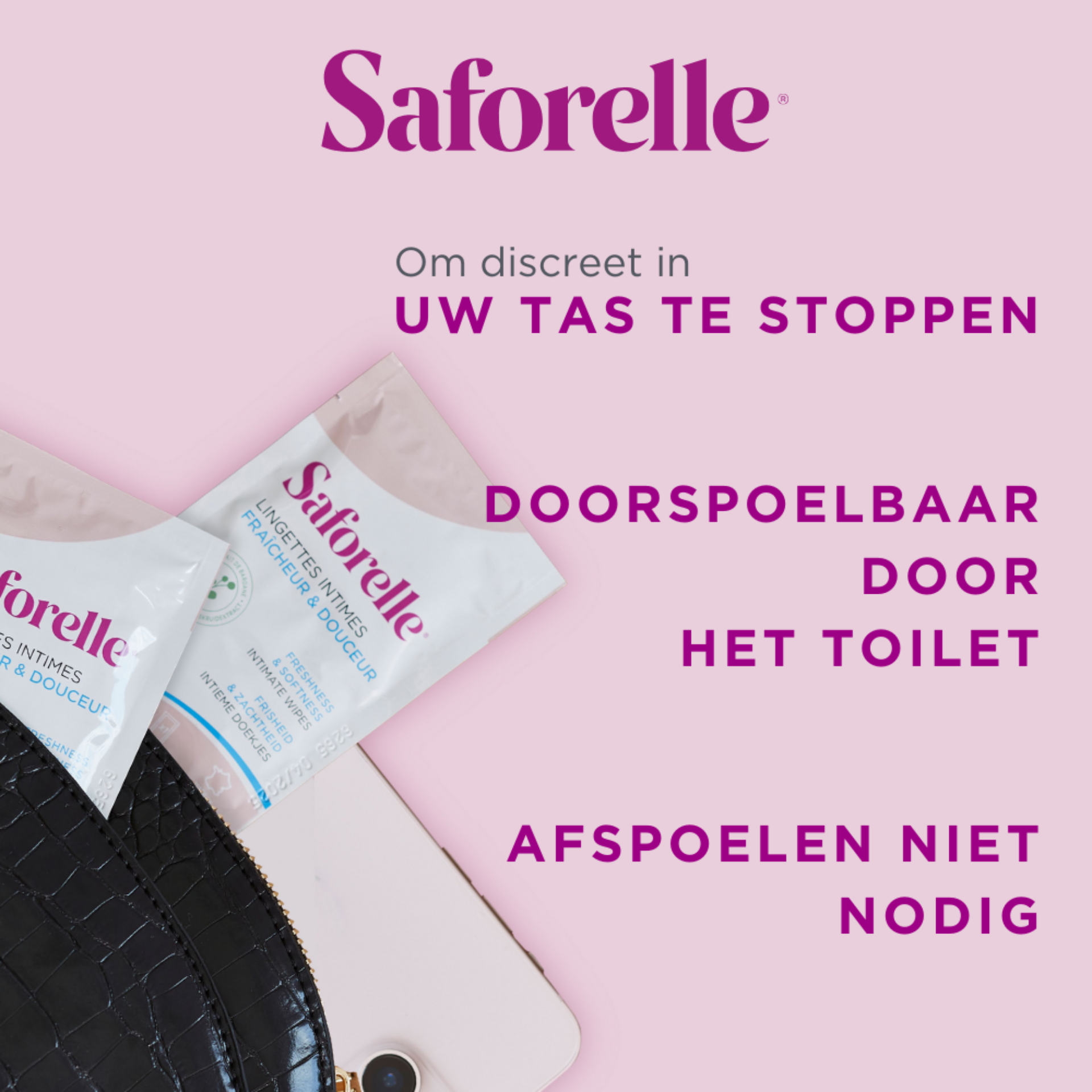 Saforelle Frisse & Zachte Intieme Doekjes Saforelle Frisse & Zachte Intieme Doekjes