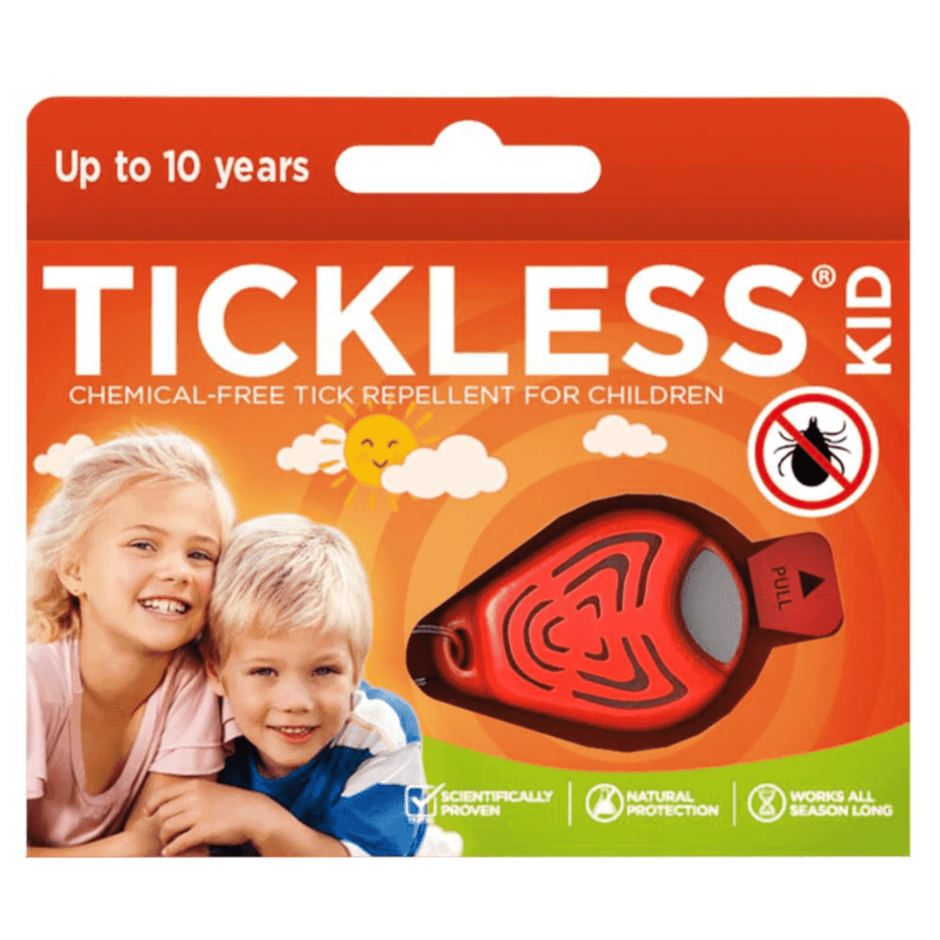 Tickless Kids Oranje 1 stuk