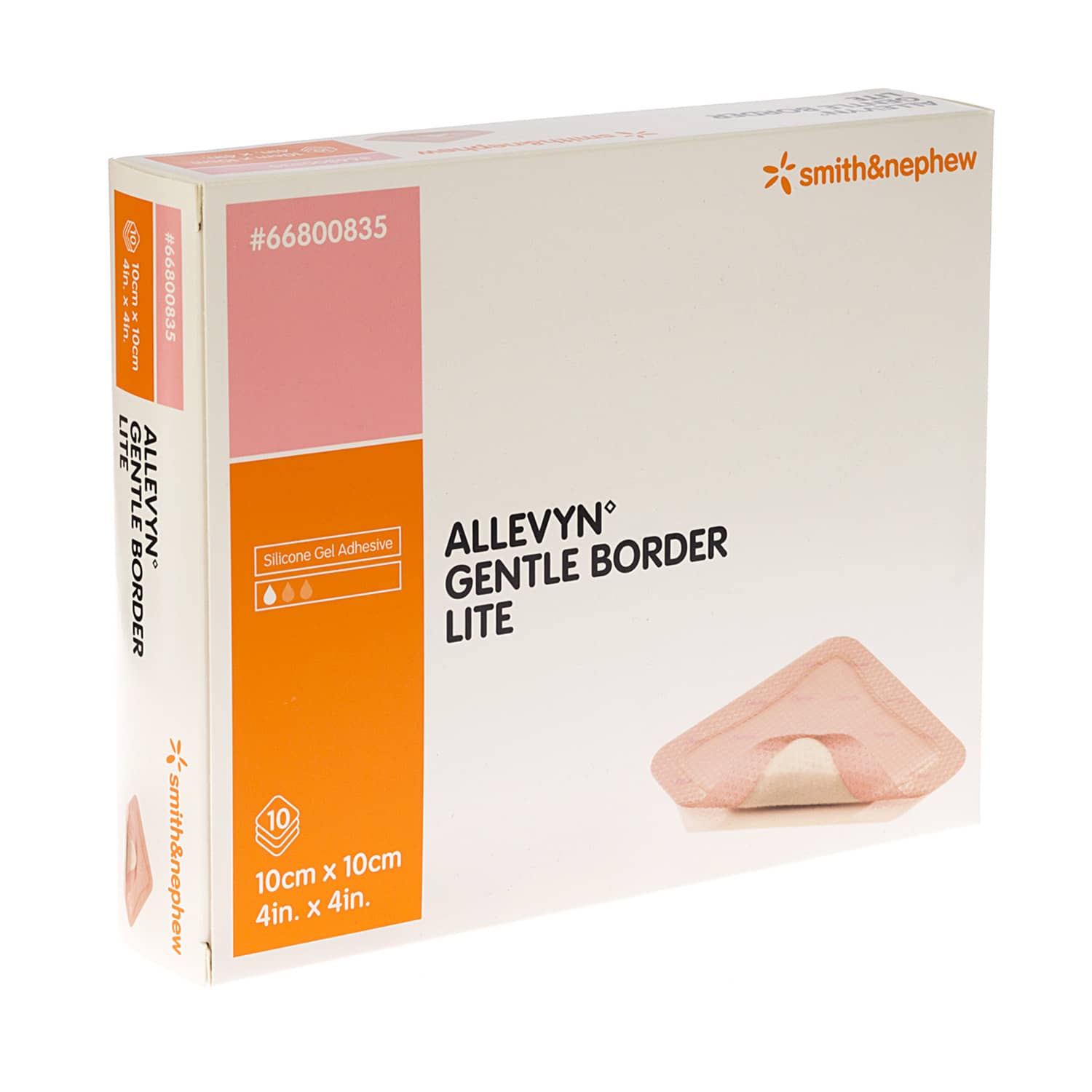 Allevyn Gentle Border Lite 10 x 10 cm Allevyn Gentle Border Lite 10 x 10 cm