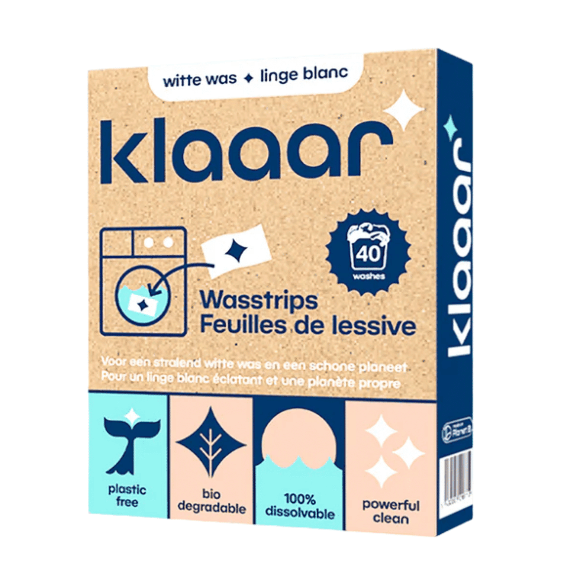 Klaaar Wasstrips Witte Was