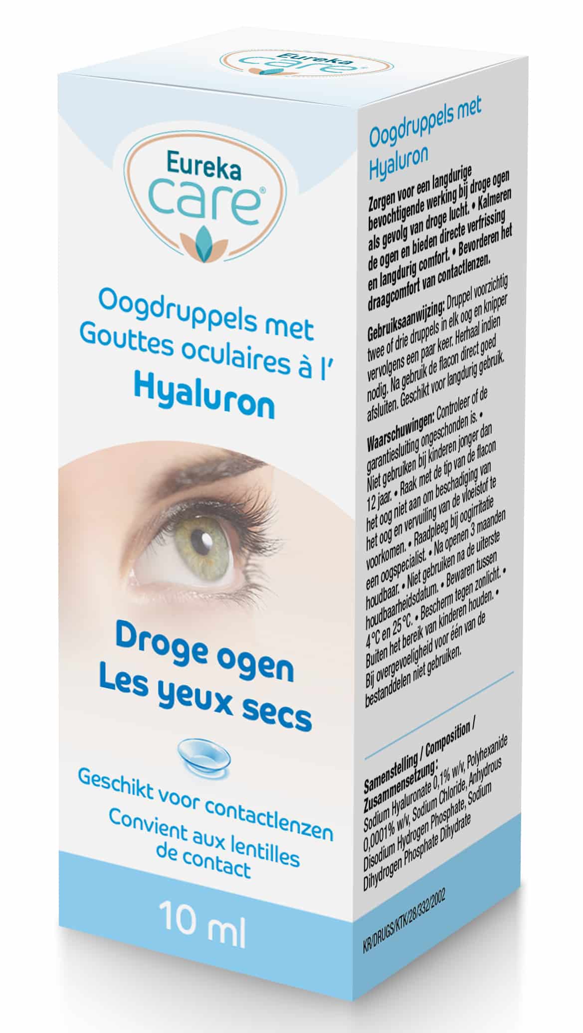 Eureka Care Oogdruppels Hyaluron Eureka Care Oogdruppels Hyaluron