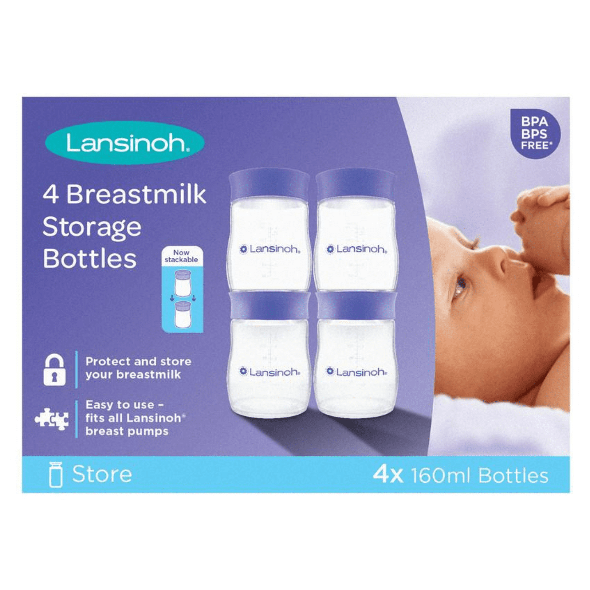 Lansinoh Bewaarflesjes voor Moedermelk Lansinoh Bewaarflesjes voor Moedermelk