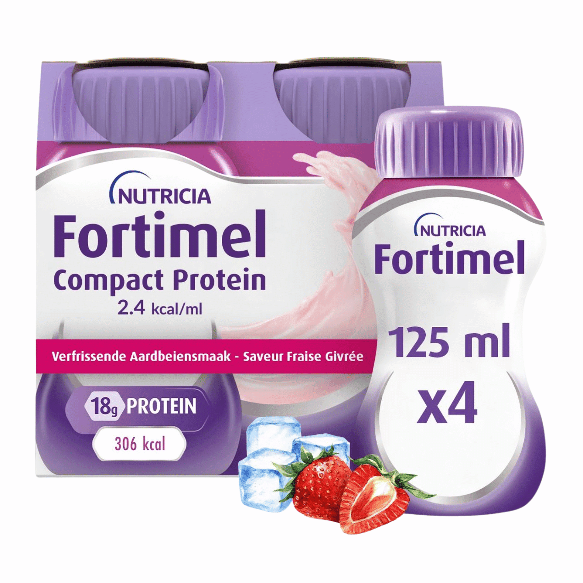 Fortimel Compact Protein 2.4 kcal/ml 4 x 125 ml Fortimel Compact Protein 2.4 kcal/ml 4 x 125 ml