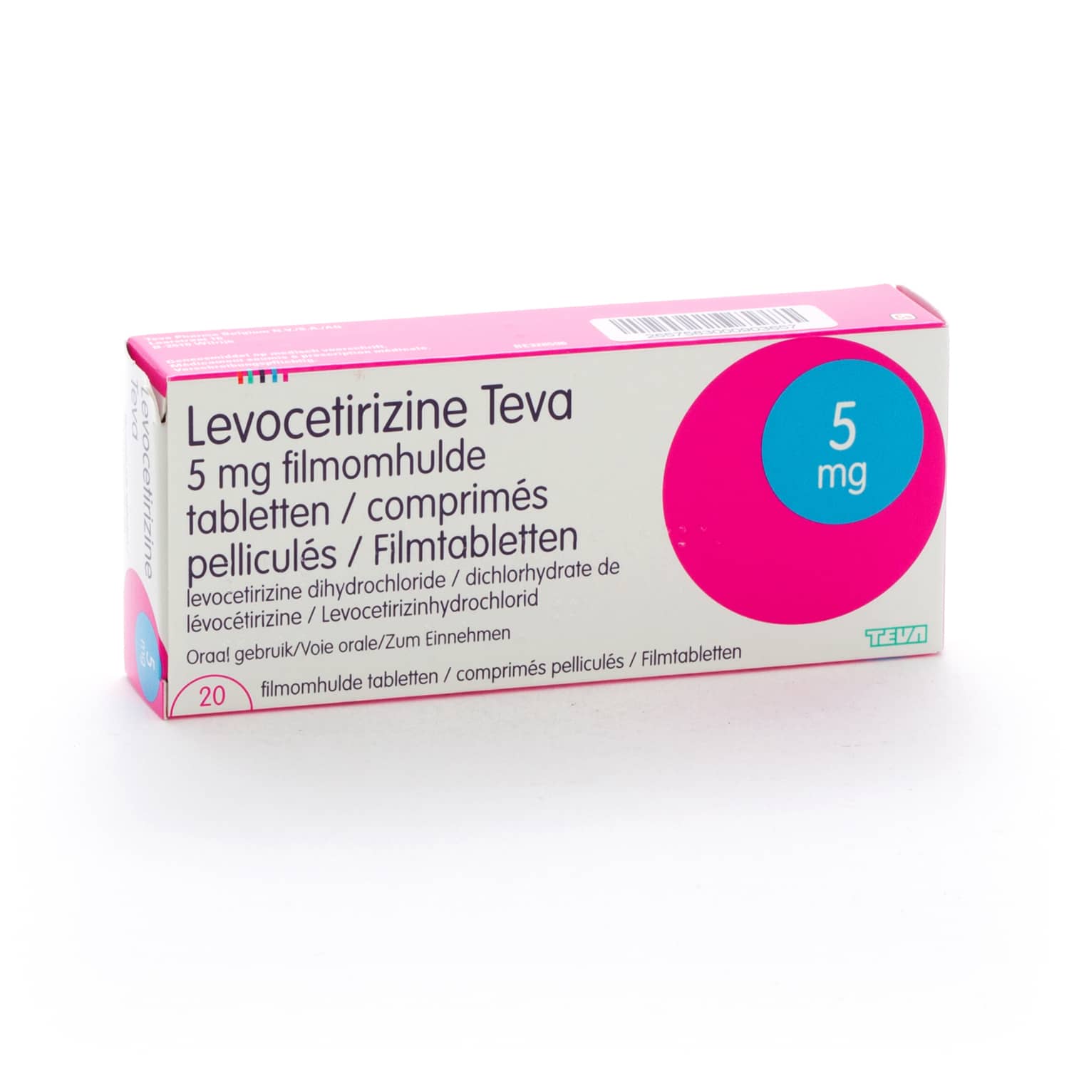 Levocetirizine Teva 5 mg