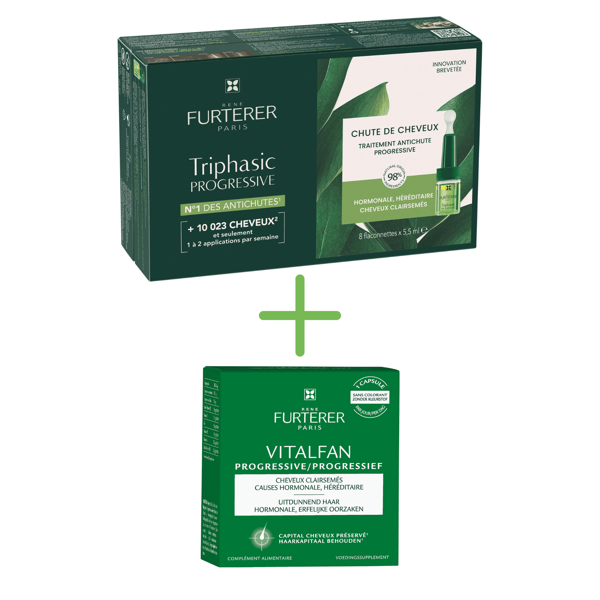 René Furterer Triphasic Progressive + Vitalfan Progressive PROMO René Furterer Triphasic Progressive + Vitalfan Progressive PROMO