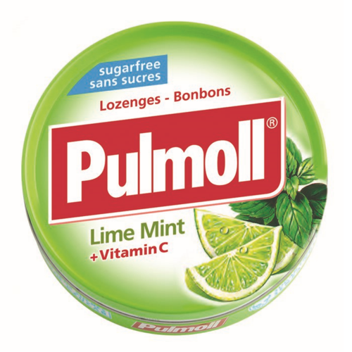 Pulmoll Lime Mint Bonbons 45g