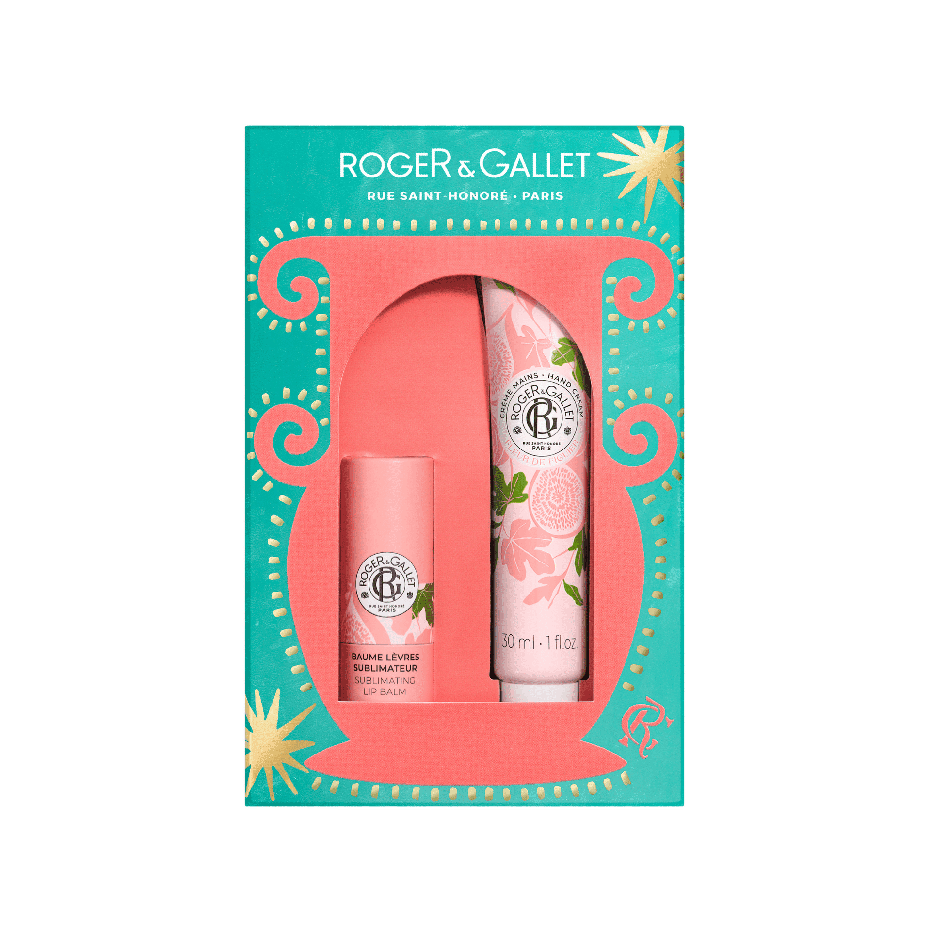 Roger & Gallet Lippenbalsem + Handcrème Geschenkset Roger & Gallet Lippenbalsem + Handcrème Geschenkset