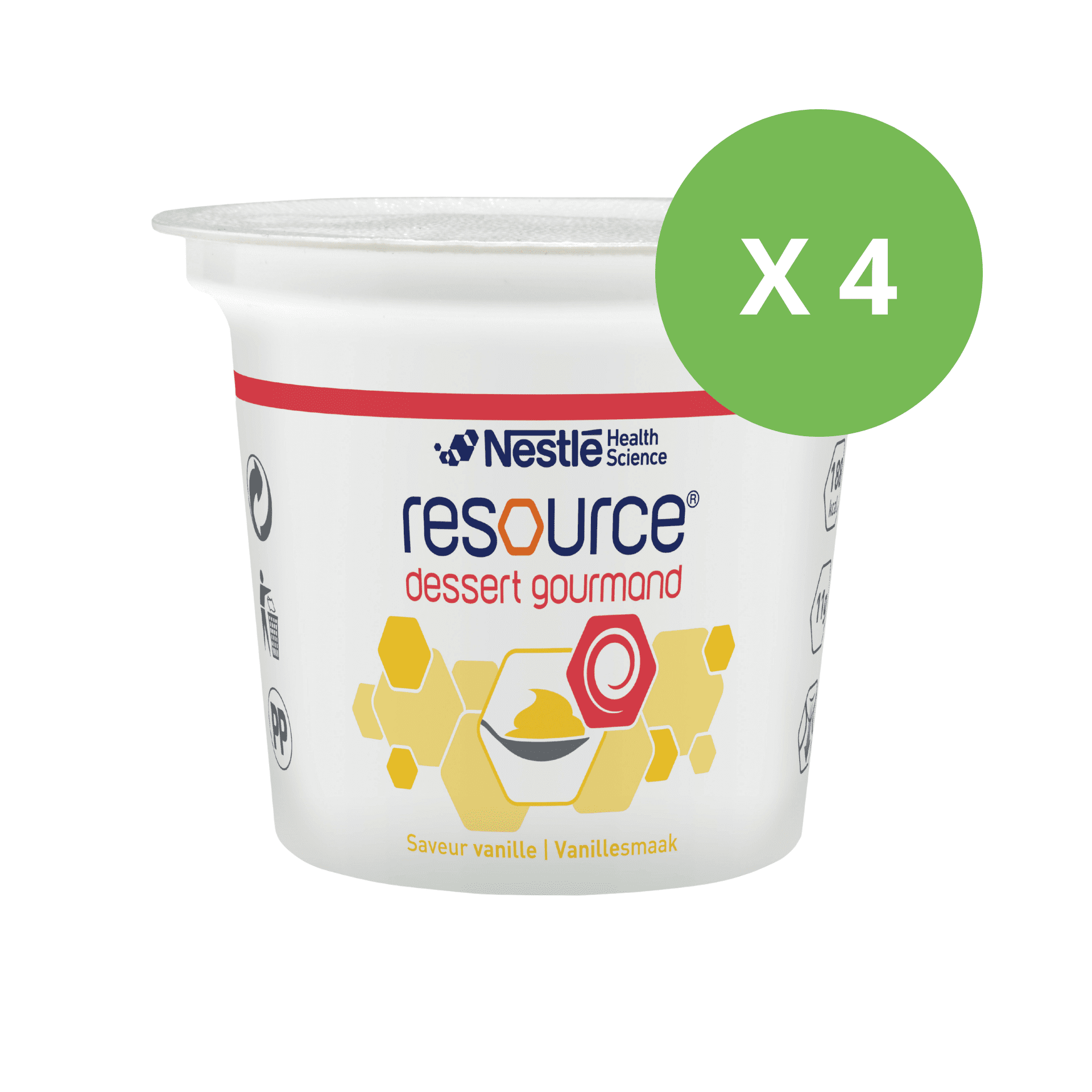 Nestlé Resource Dessert Gourmand 4 x 125 g
