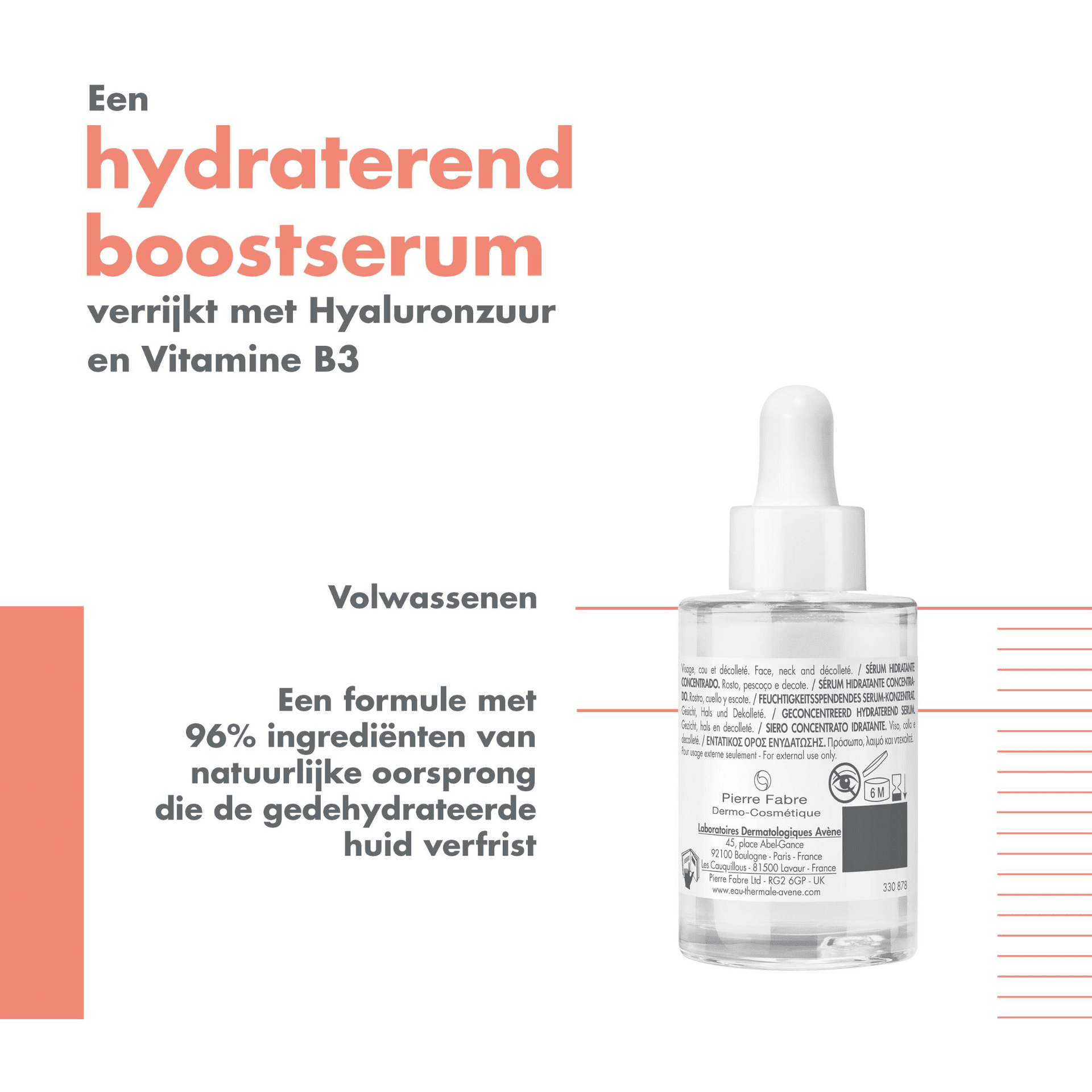 Avène Hydrance Boost Geconcentreerd Hydraterend Serum