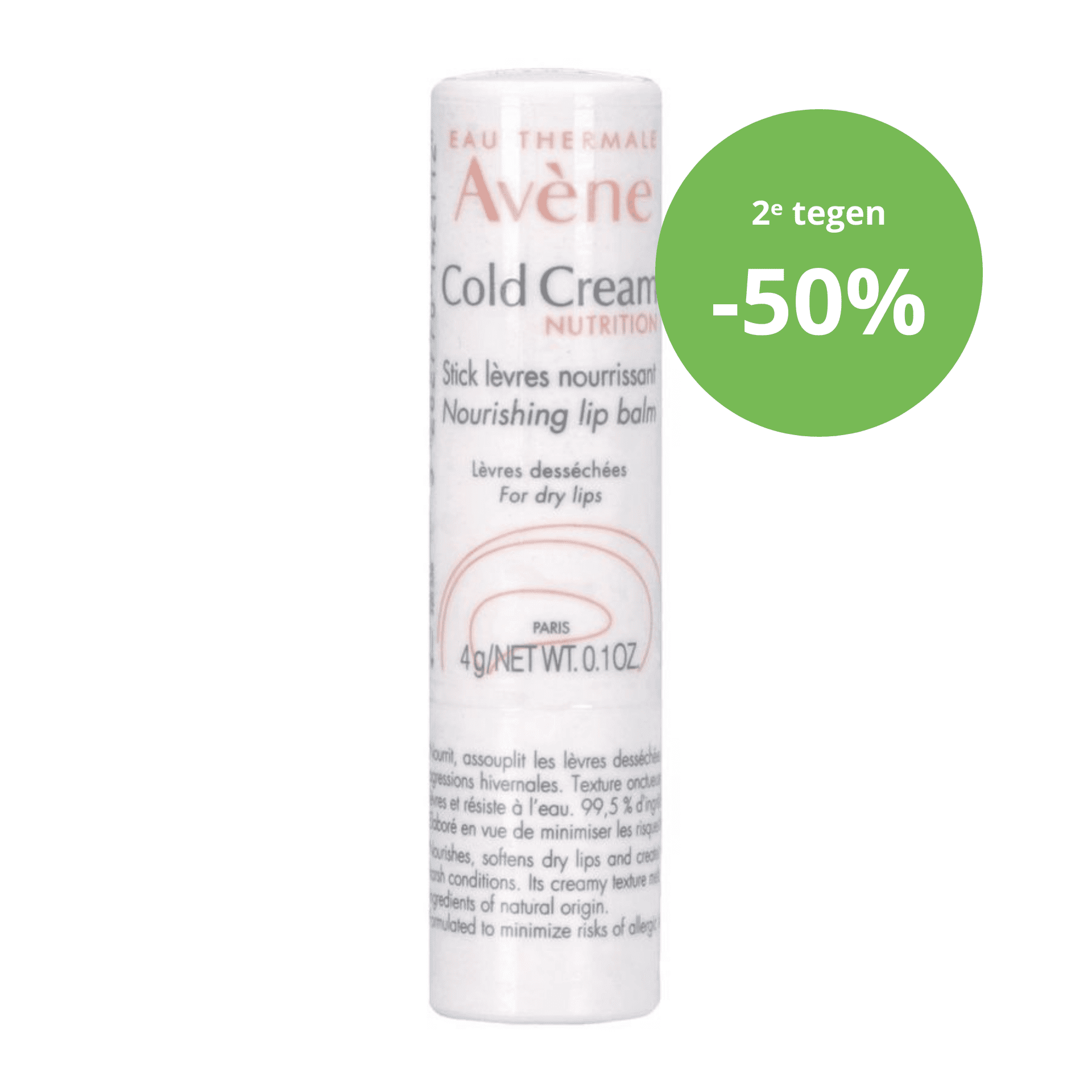 Avene Cold Cream Stick Levres Nourrissant 4g Avene Cold Cream Stick Levres Nourrissant 4g
