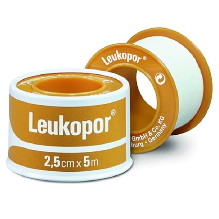 Bsn Medical Leukopor Kleefpleister 2,5 cm x 5 m Bsn Medical Leukopor Kleefpleister 2,5 cm x 5 m