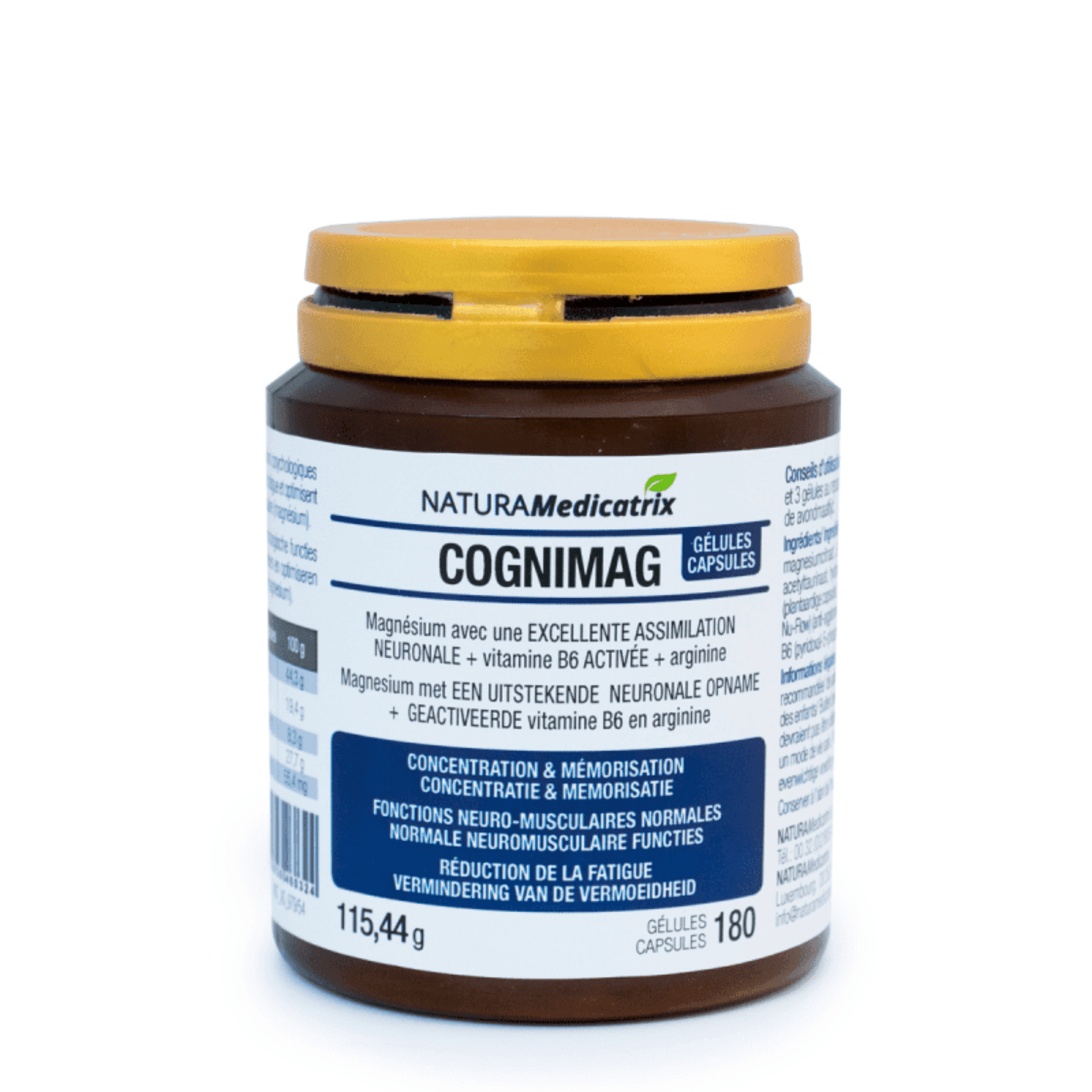 Natura Medicatrix CogniMag 180 gélules