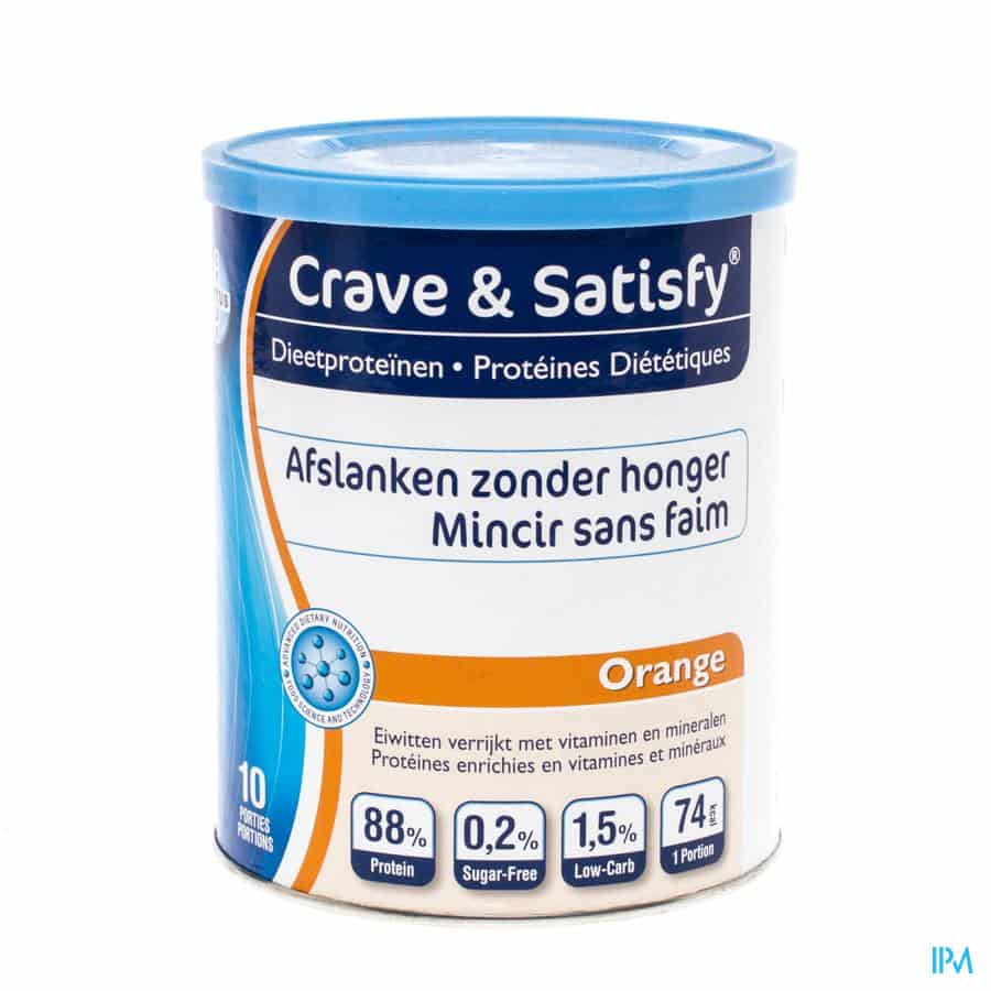 Crave & Satisfy Dieetproteïnen Sinaasappel Crave & Satisfy Dieetproteïnen Sinaasappel
