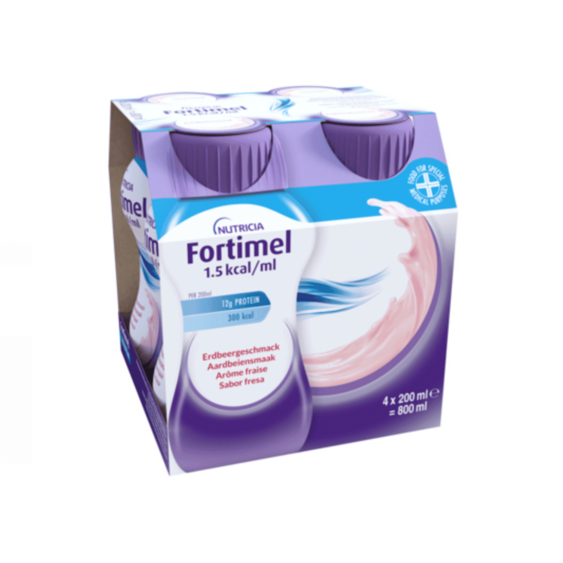 Fortimel 1.5kcal Fraise 4x200ml Fortimel 1.5kcal Fraise 4x200ml