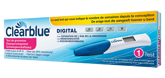 Clearblue Digitale Zwangerschapstest met Conceptie-indicator Clearblue Digitale Zwangerschapstest met Conceptie-indicator