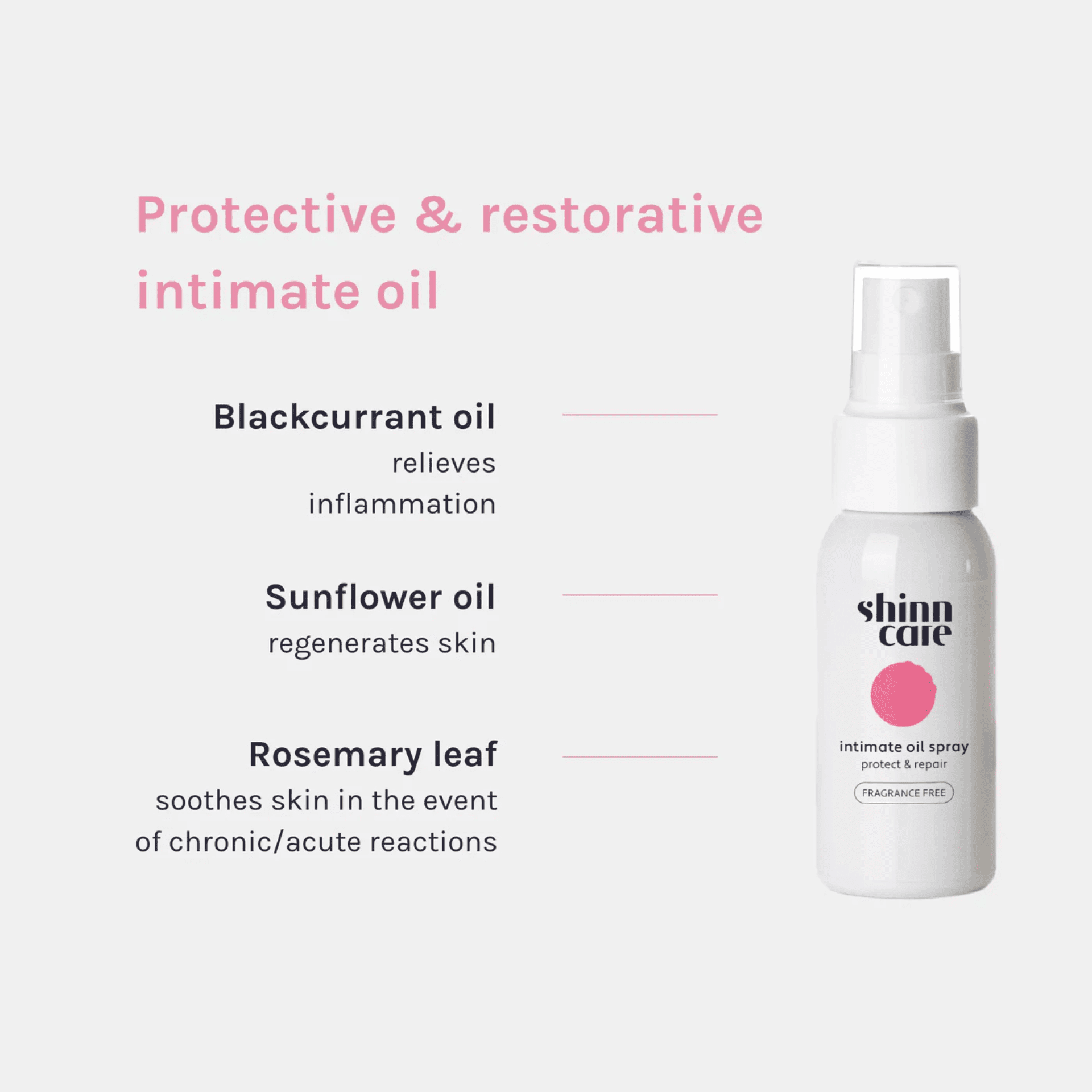 Shinn Intimate Oil Spray Protect & Repair 50ml Shinn Intimate Oil Spray Protect & Repair 50ml