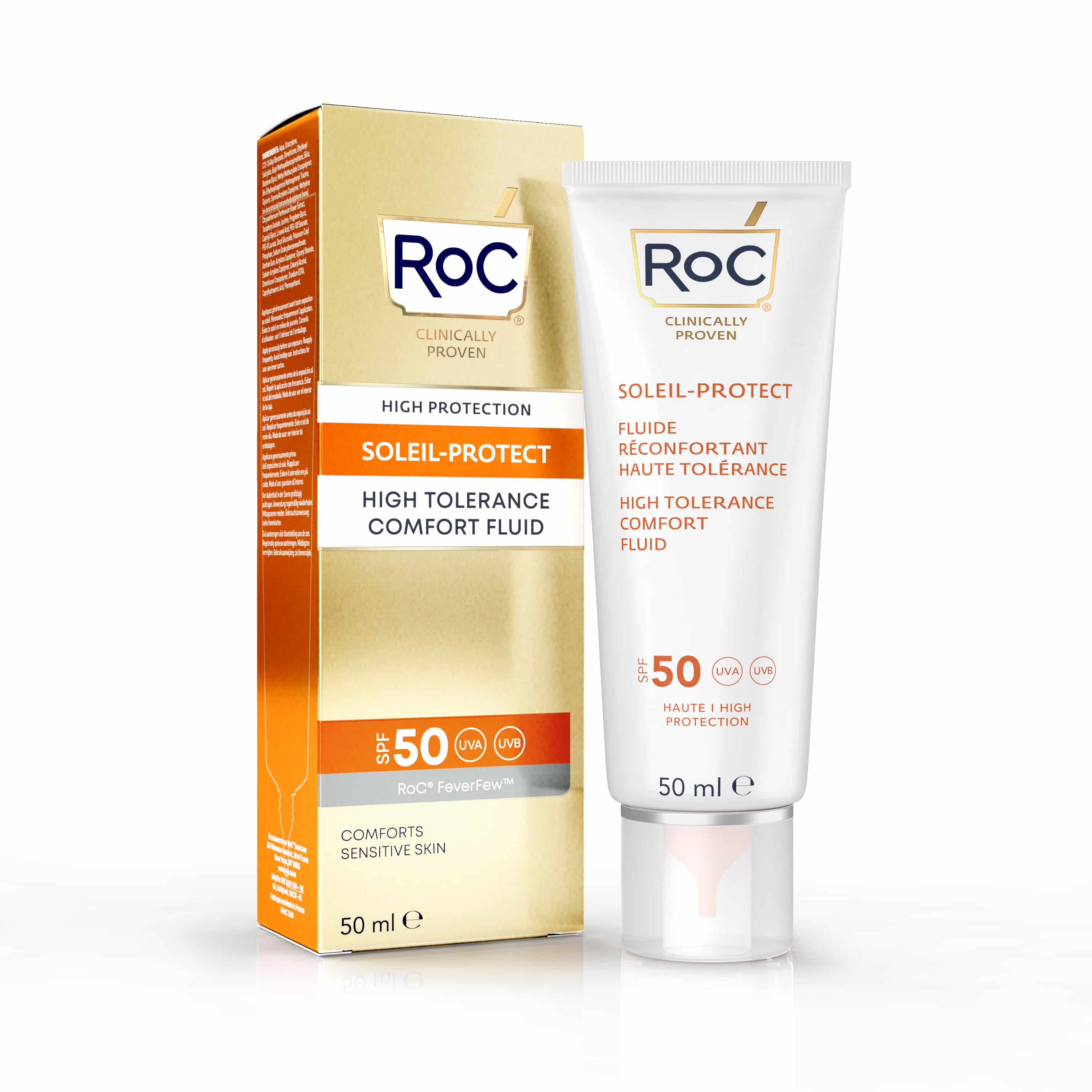 RoC Soleil-Protect High Tolerance Comfort Fluid SPF50 RoC Soleil-Protect High Tolerance Comfort Fluid SPF50