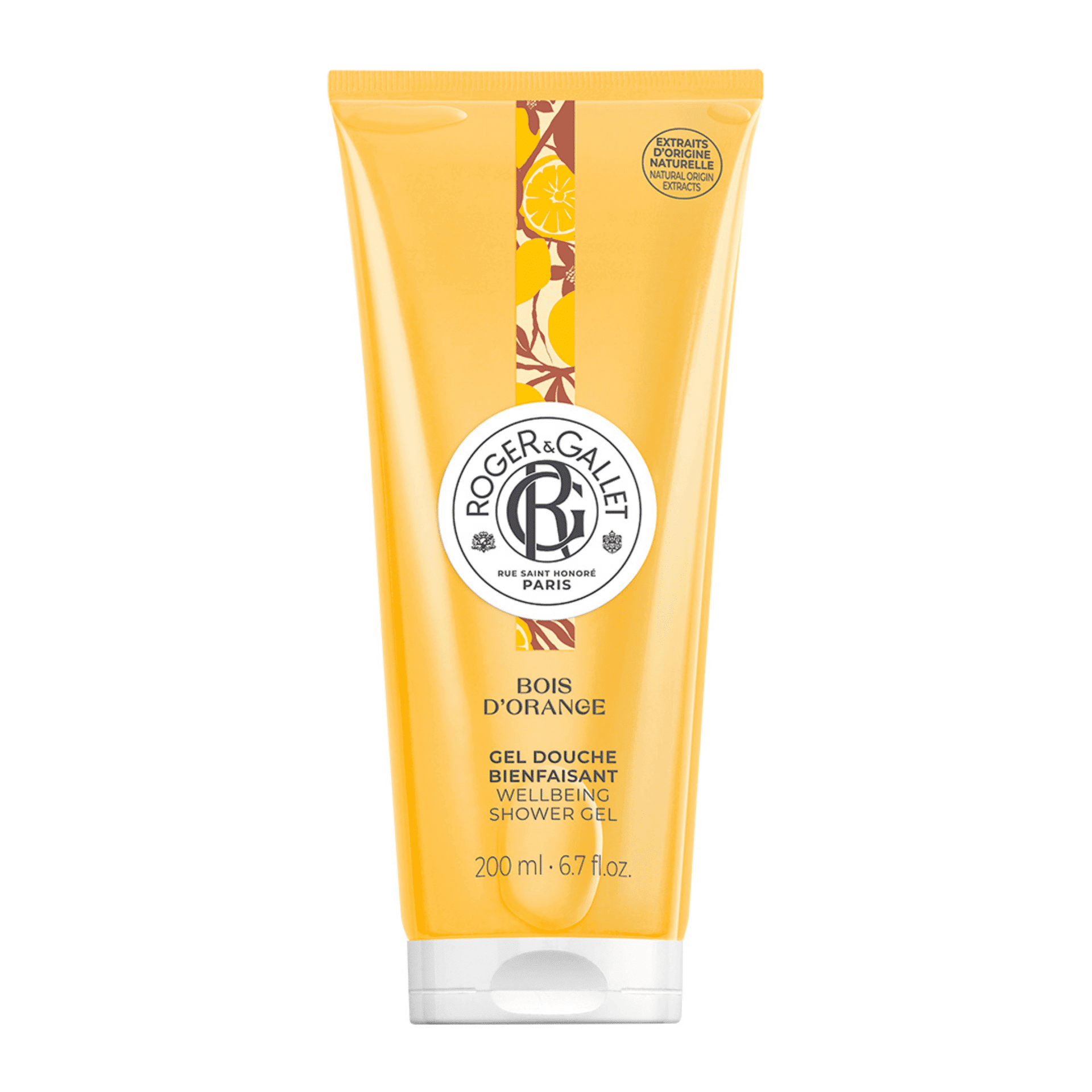 Roger&gallet Bois Orange Gel Douche 200ml
