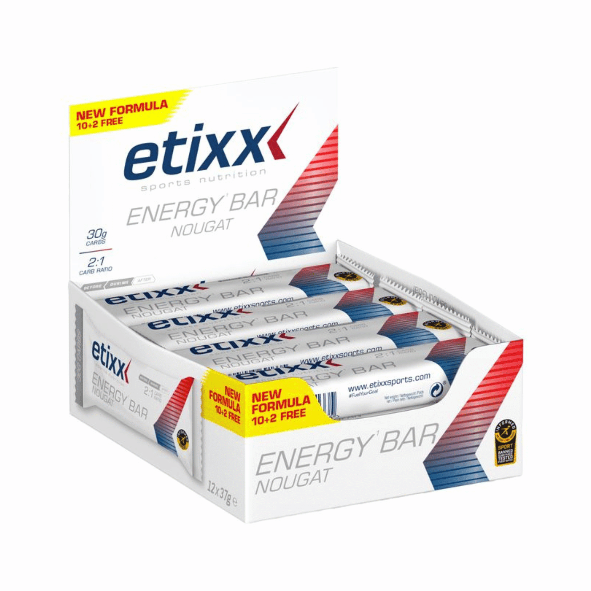 Etixx Energy Bar Nougat 