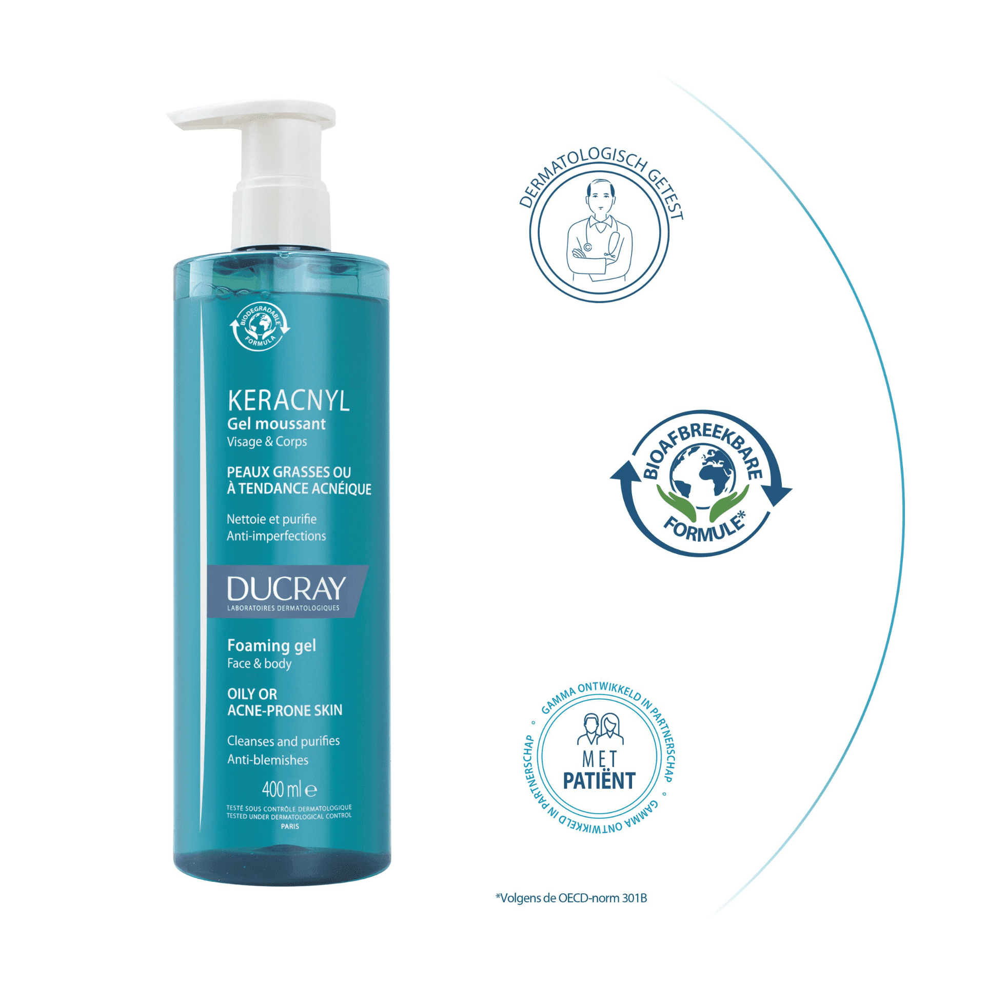 Ducray Keracnyl Gel Moussant 400ml Nf Ducray Keracnyl Gel Moussant 400ml Nf