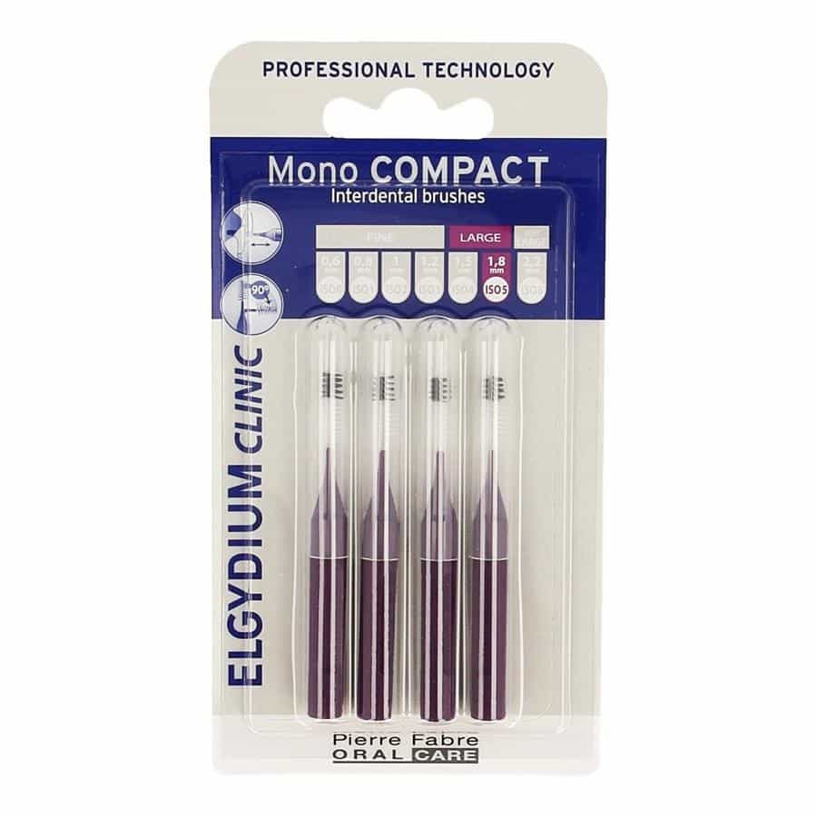 Elgydium Clinic Mono Compact Interdentale Borstel Paars 1,8 mm