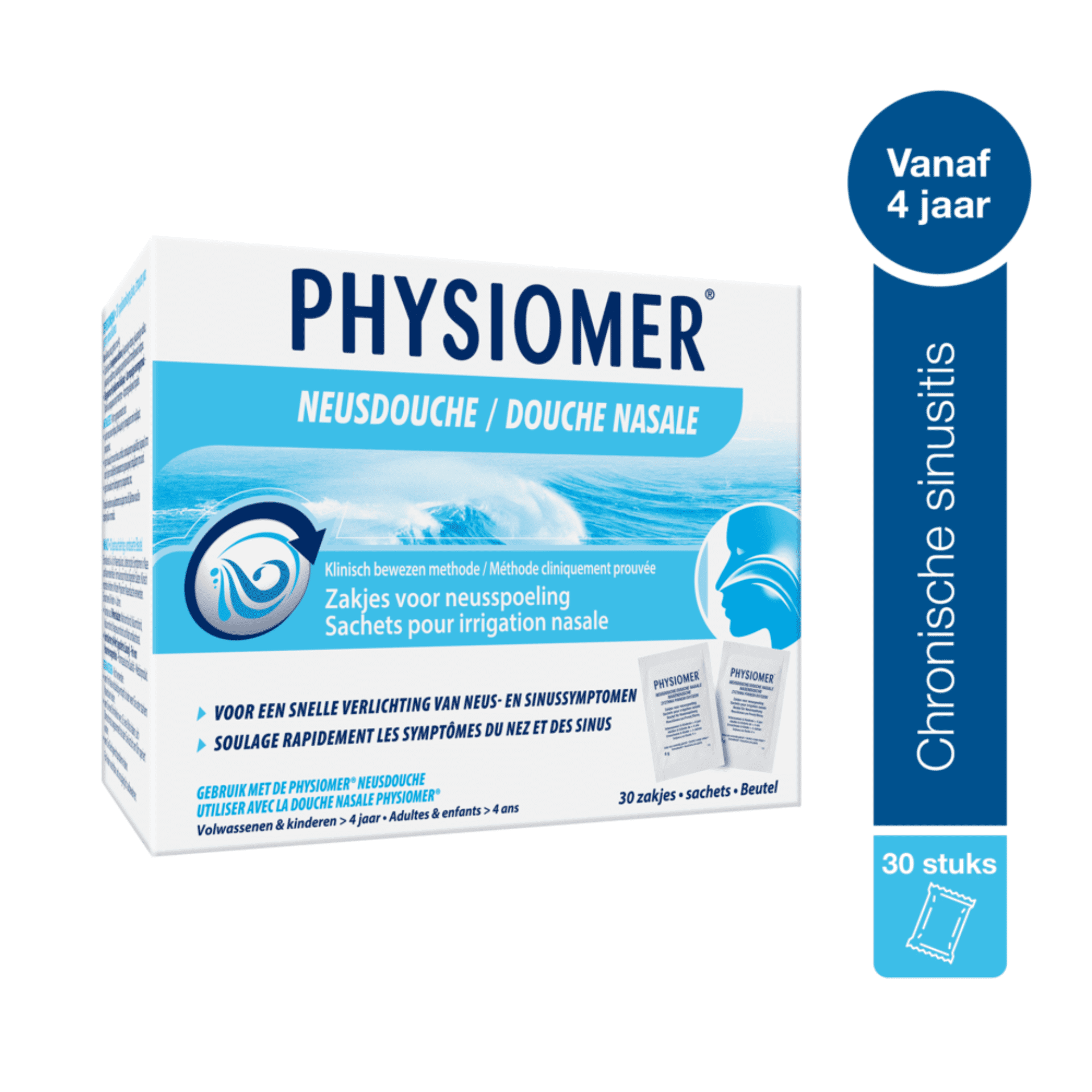 Physiomer Neusdouche Zakjes voor Neusspoeling Physiomer Neusdouche Zakjes voor Neusspoeling