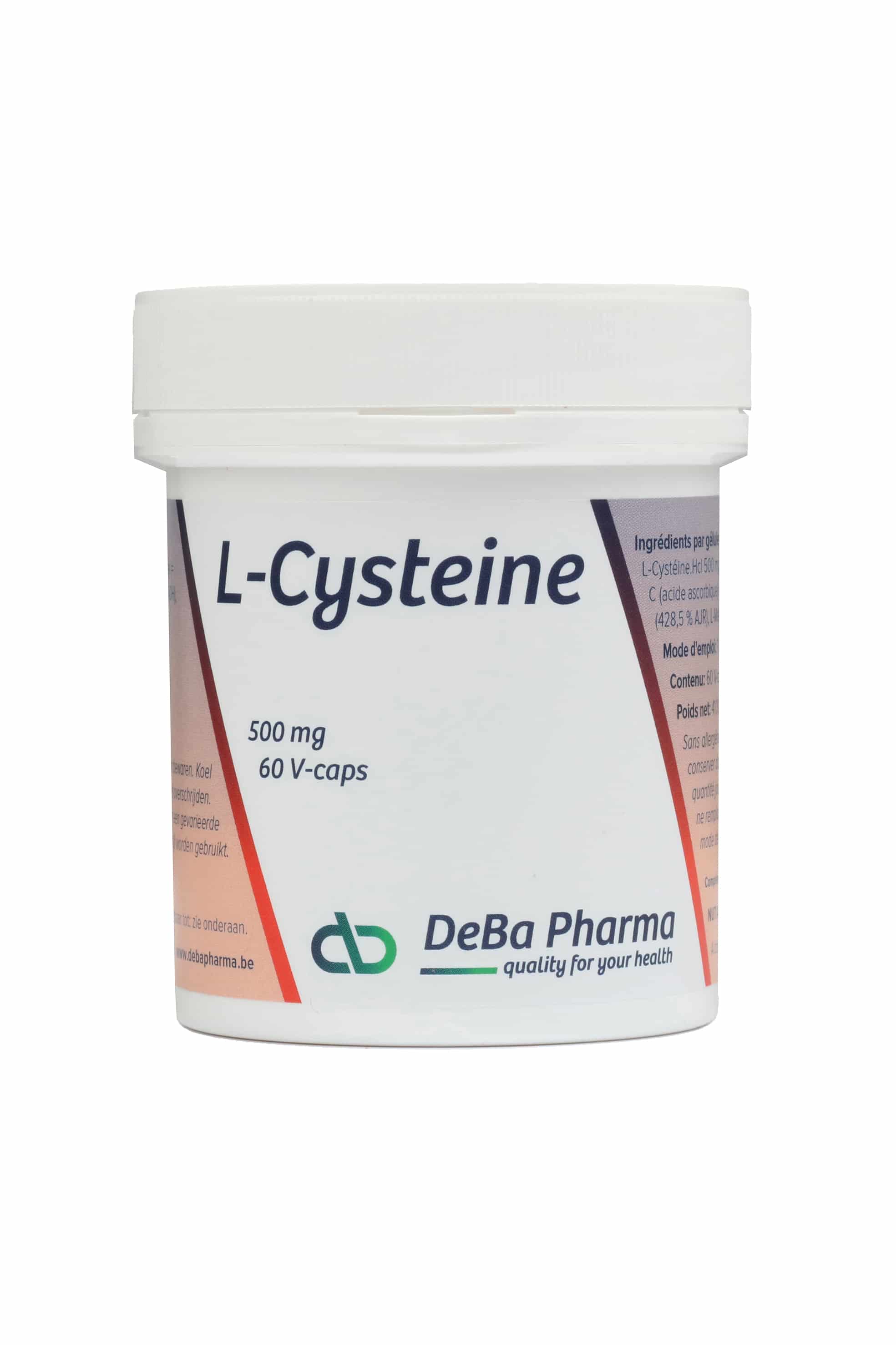 Deba L-cysteine 500 mg + Vitamine C-B6 Deba L-cysteine 500 mg + Vitamine C-B6