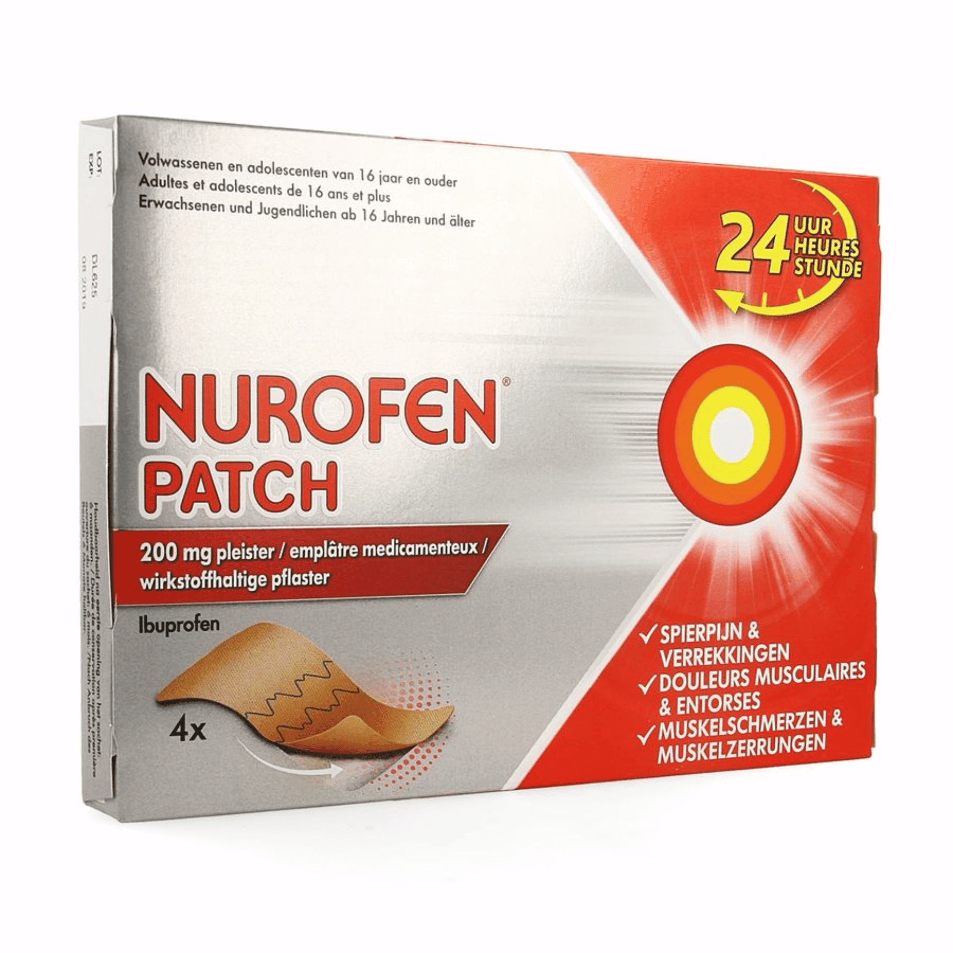 Nurofen Patch 200 mg Pleister Nurofen Patch 200 mg Pleister