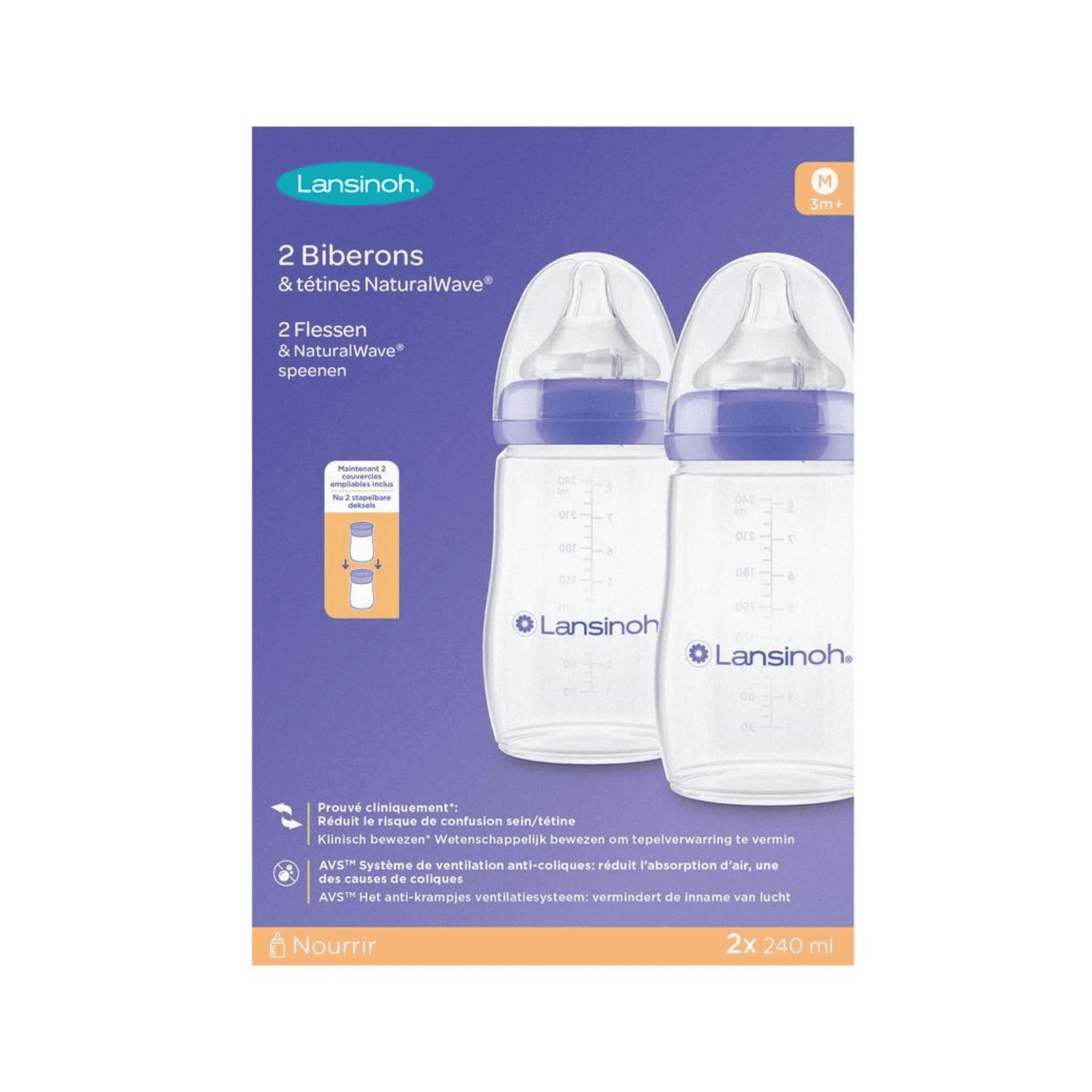 Lansinoh Zuigfles met NaturalWave Speen Lansinoh Zuigfles met NaturalWave Speen