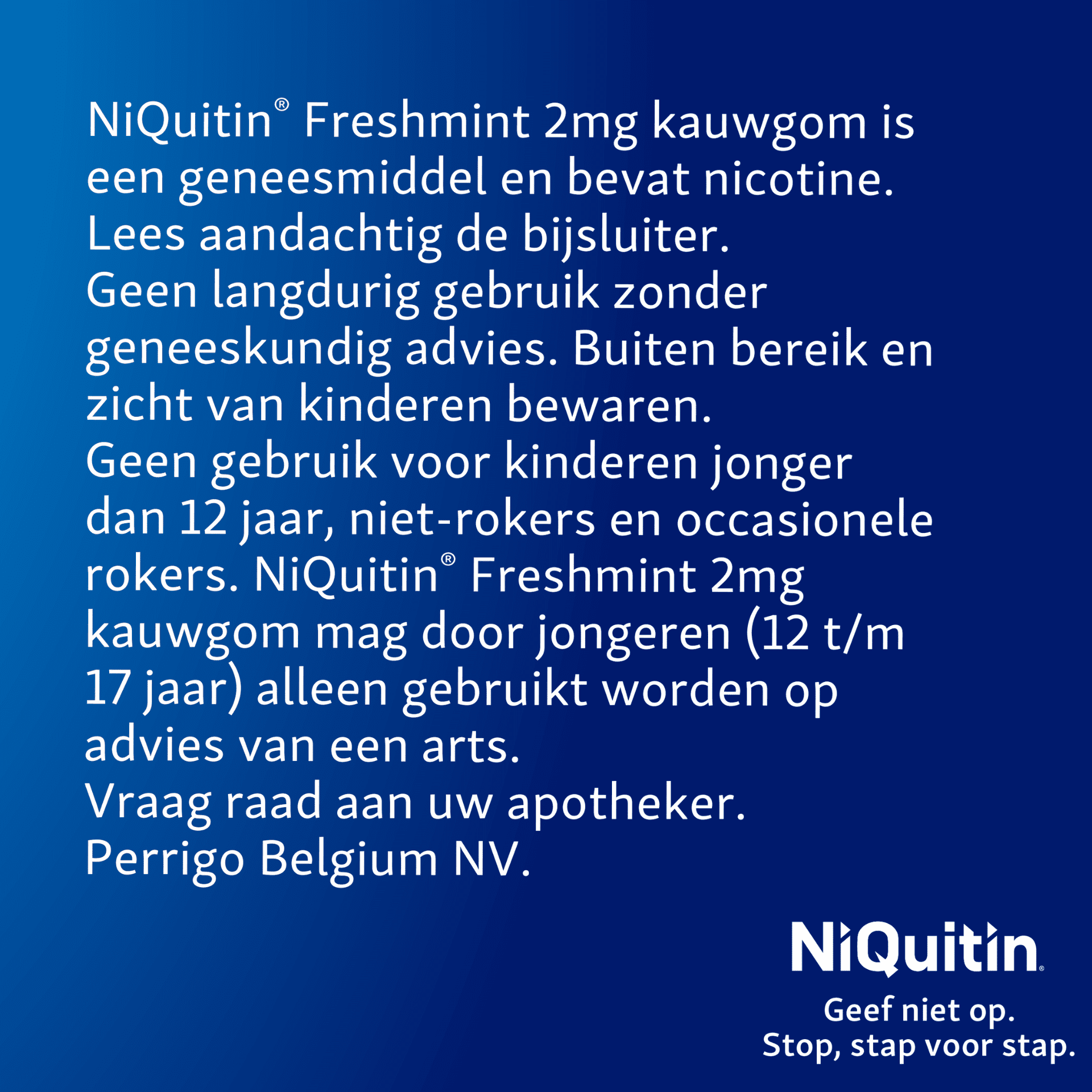 NiQuitin Freshmint 2 mg Kauwgom