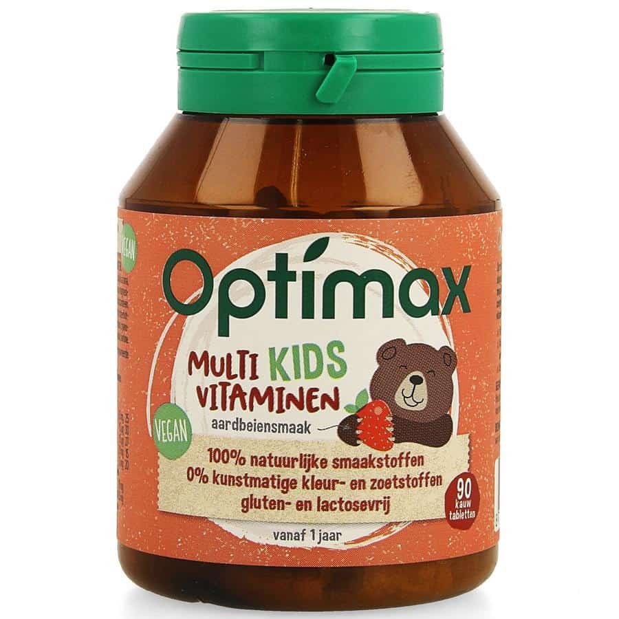 Optimax Multi Kids Vitaminen Aardbei