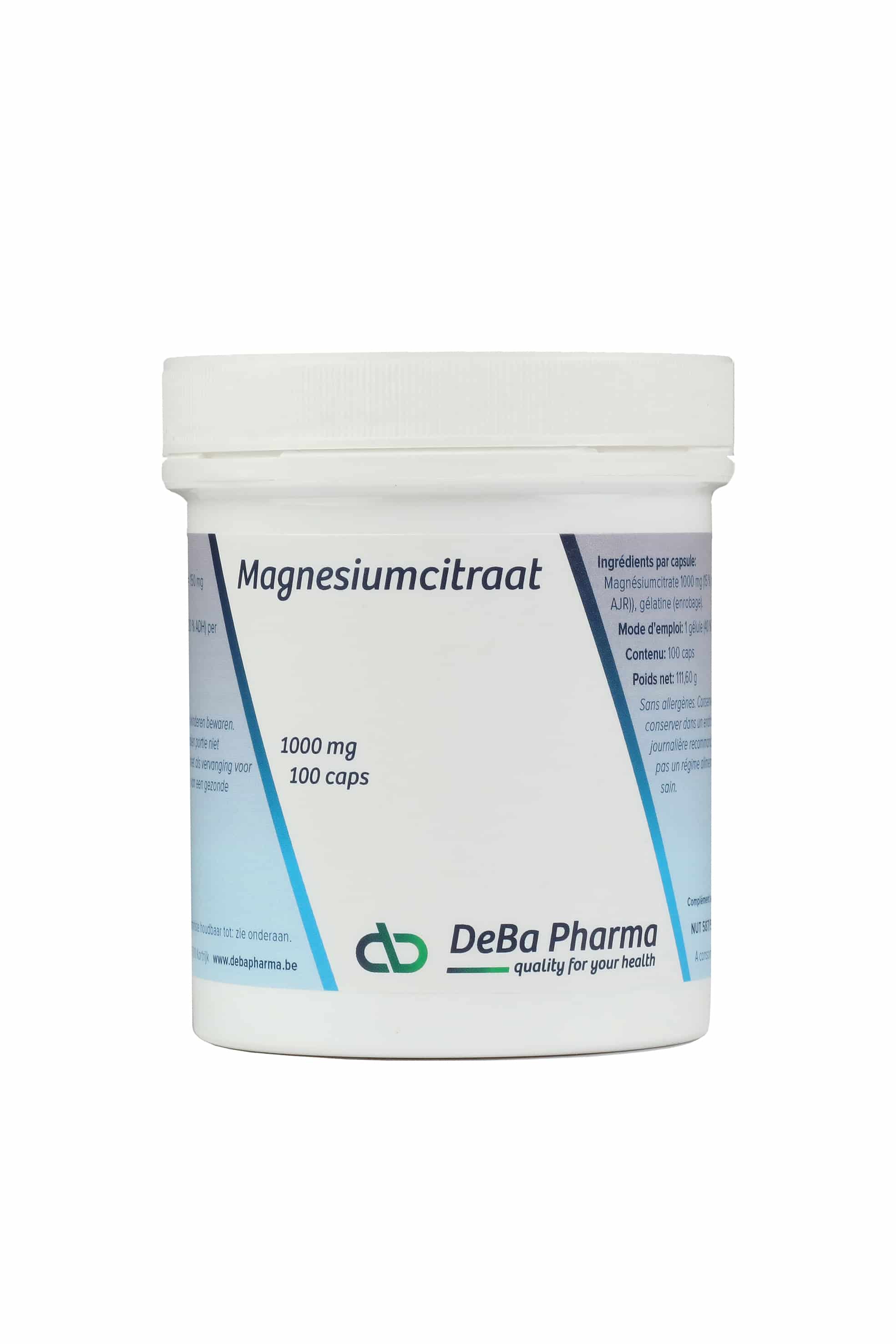 Deba Magnesiumcitraat 1000 mg Deba Magnesiumcitraat 1000 mg