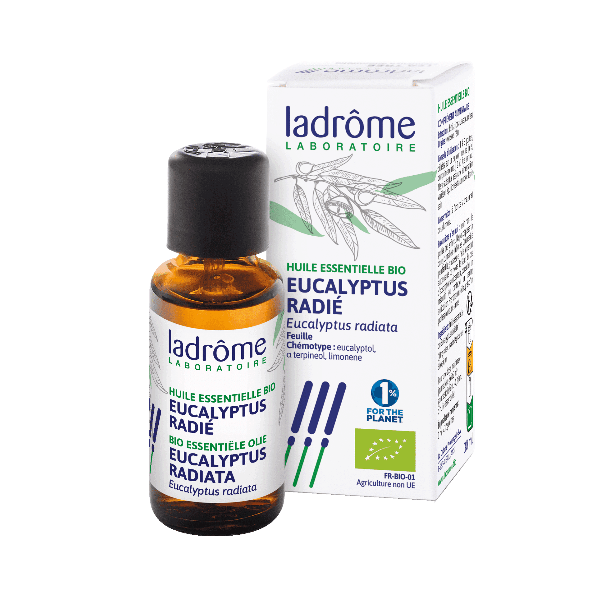 Ladrôme Bio Essentiële Olie Eucalyptus Radiata