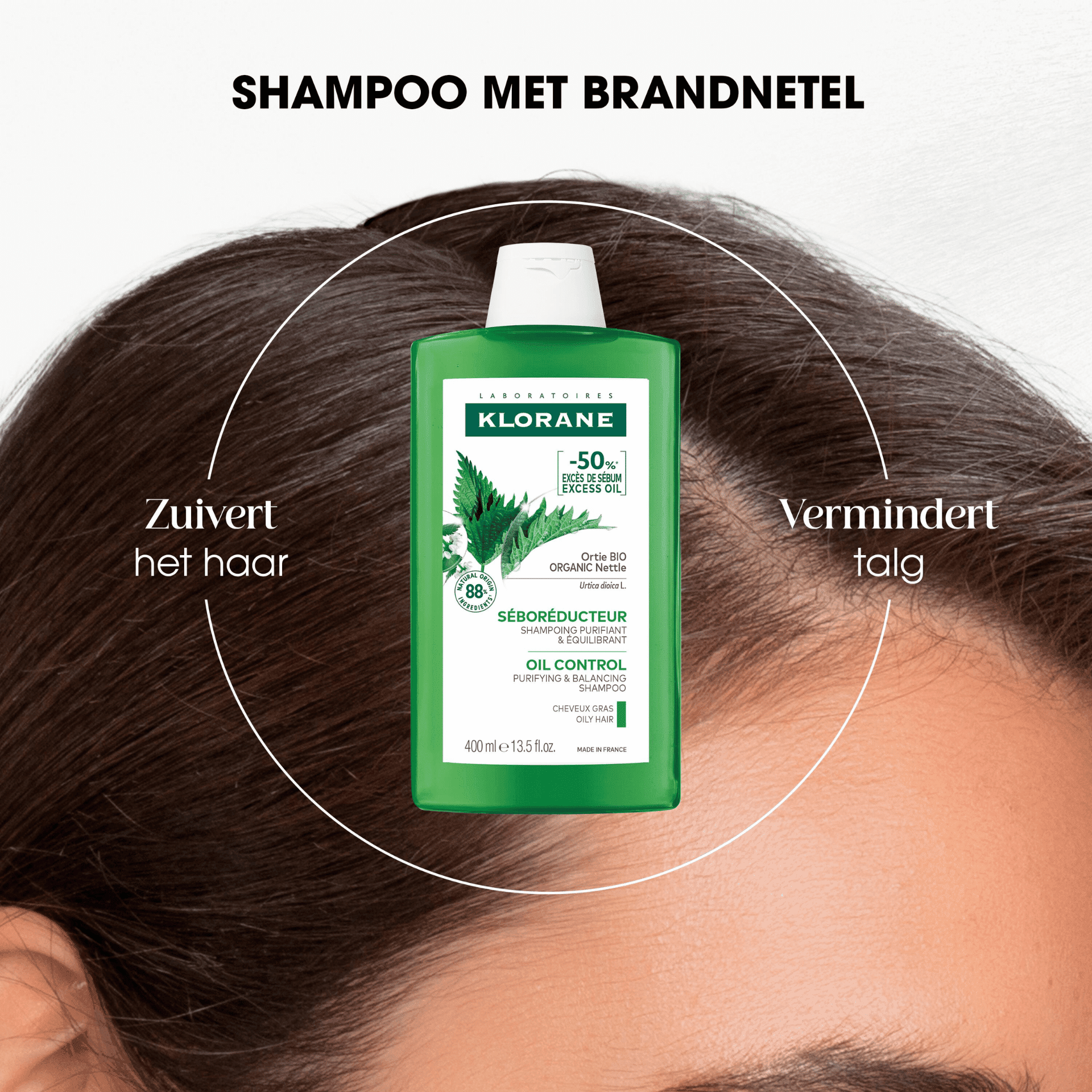 Klorane Brandnetel Talgregulerende Shampoo