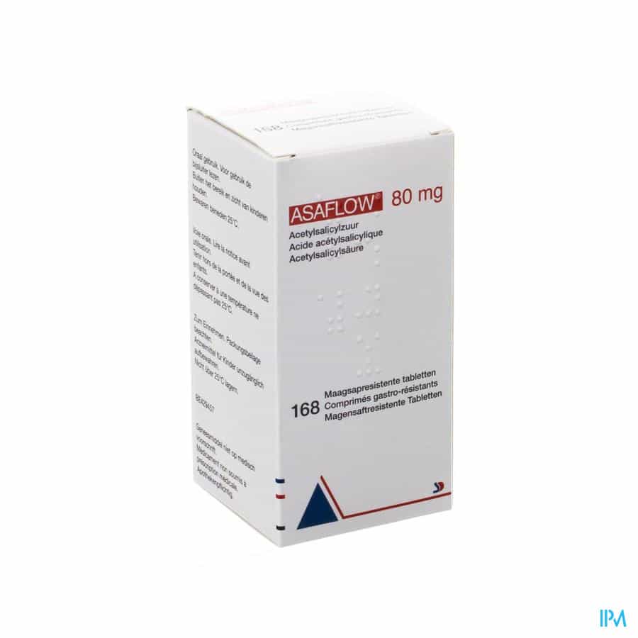 Asaflow 80mg 168 tabletten Asaflow 80mg 168 tabletten