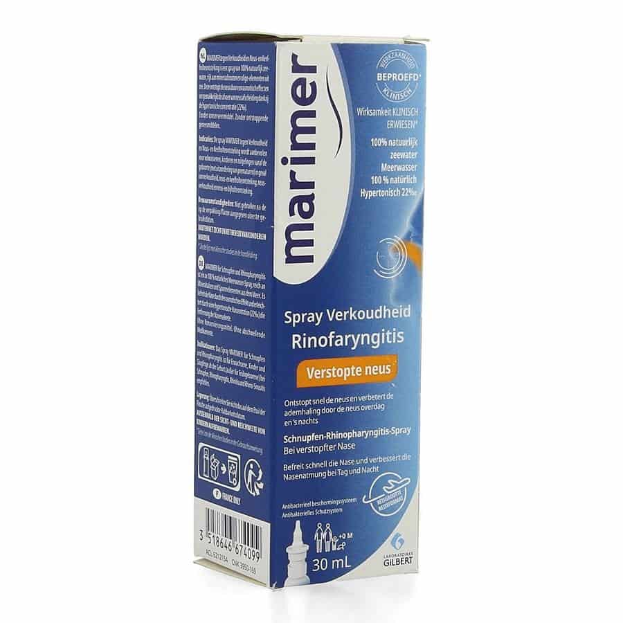 Marimer Spray Verkoudheid Rinofaryngitis Verstopte Neus Marimer Spray Verkoudheid Rinofaryngitis Verstopte Neus