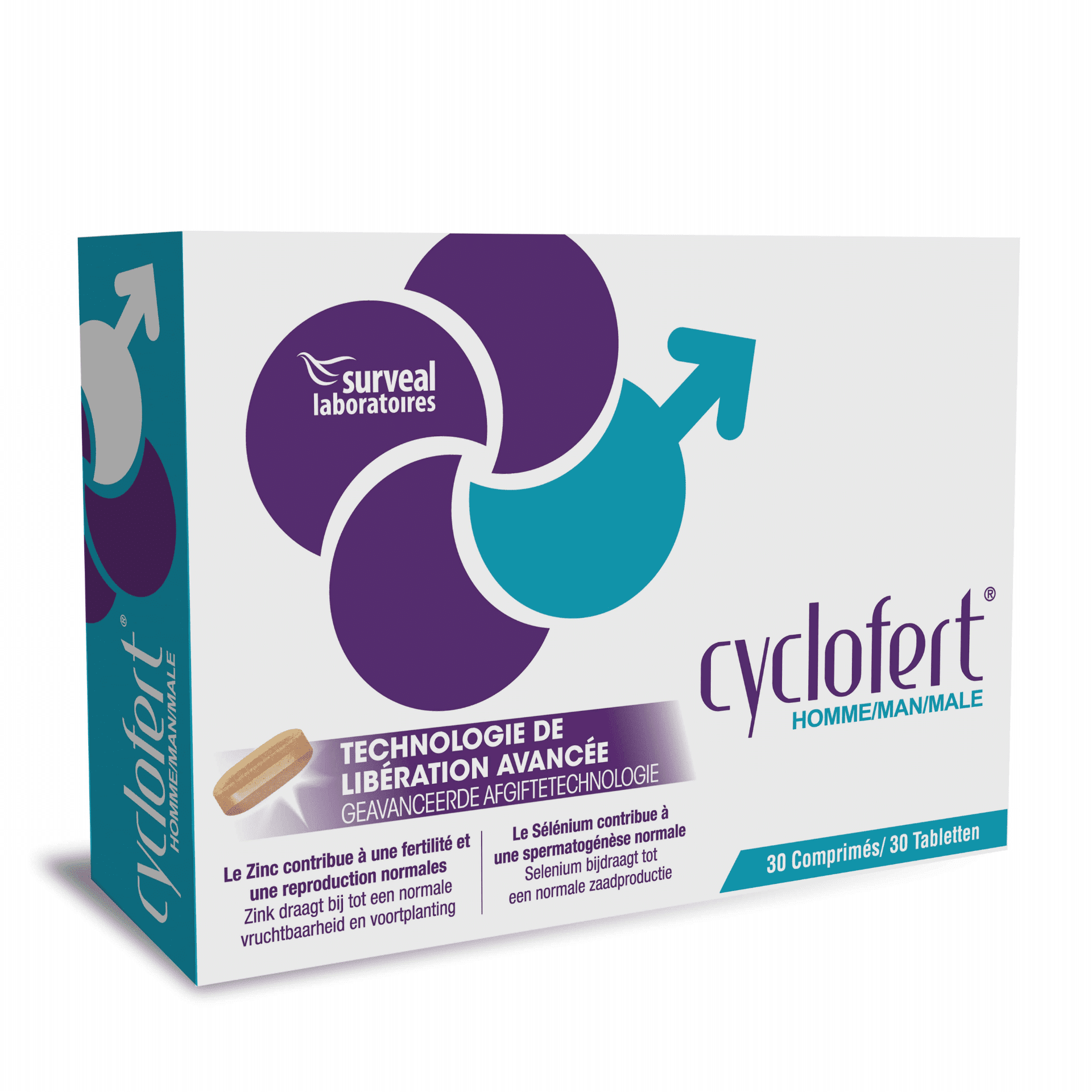 Cyclofert Man 30 comprimes Cyclofert Man 30 comprimes