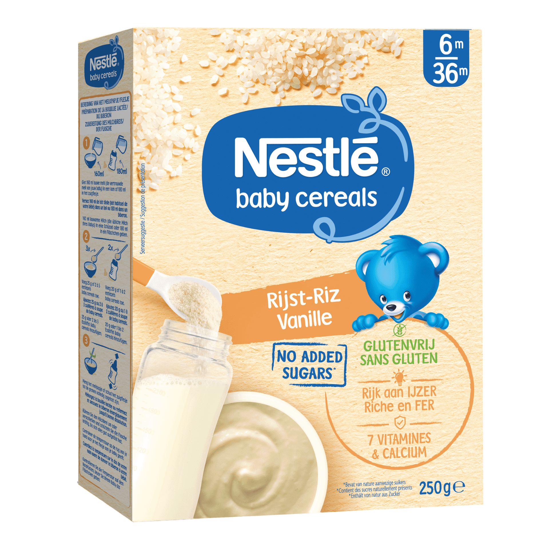 Nestlé Baby Cereals Rijst-Vanille