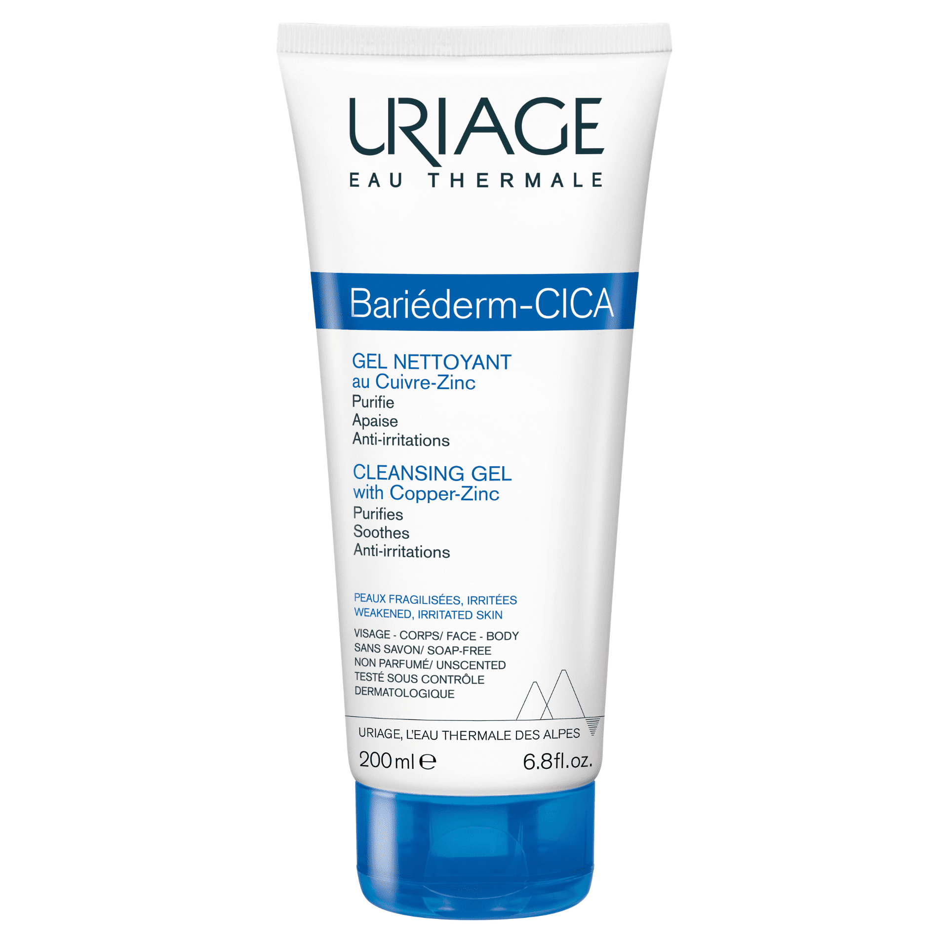 Uriage Bariéderm-CICA Reinigingsgel met Koper-Zink