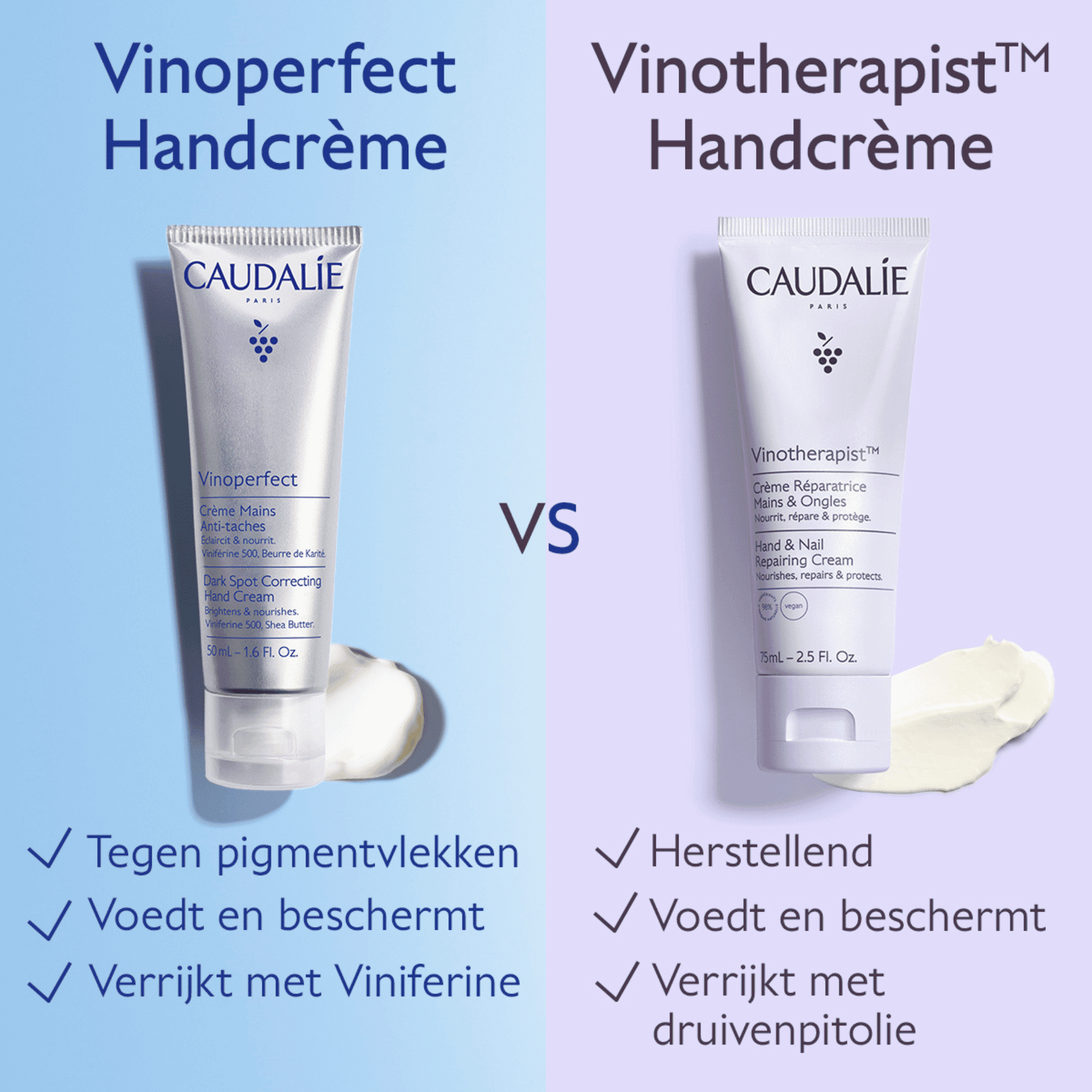 Caudalie Vinoperfect Creme Mains A/taches 50ml Nf