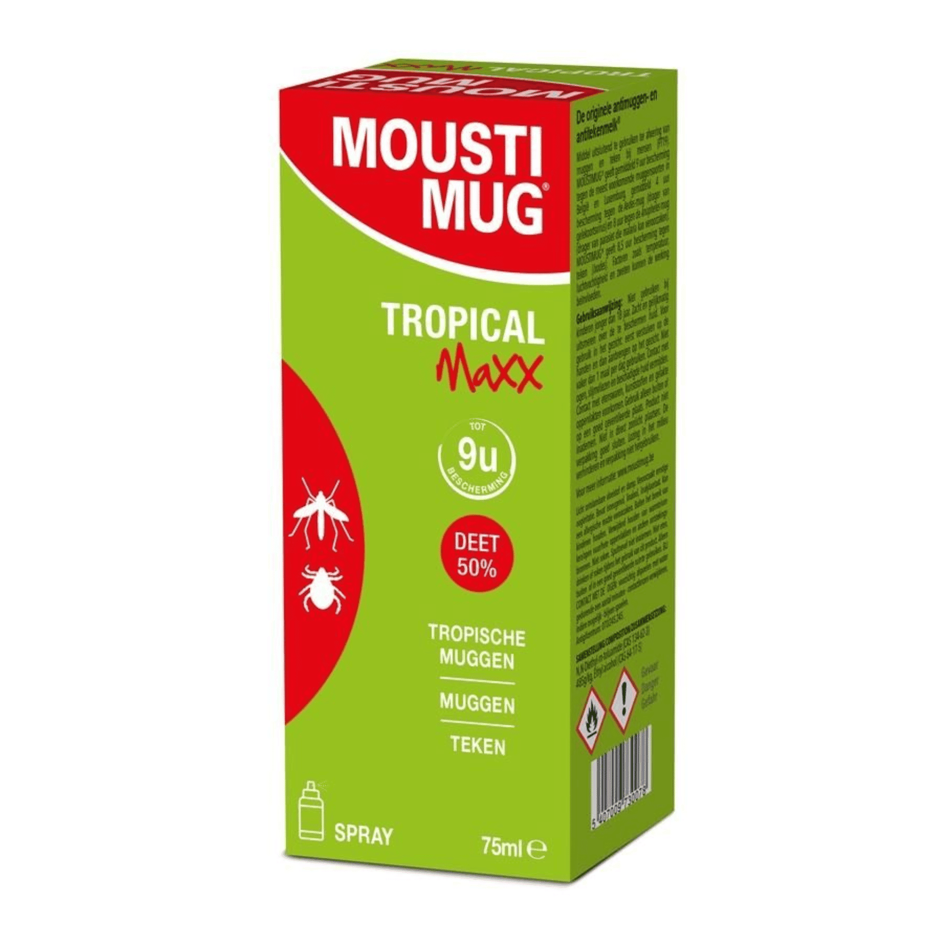 Moustimug Tropical Maxx 50% DEET Spray