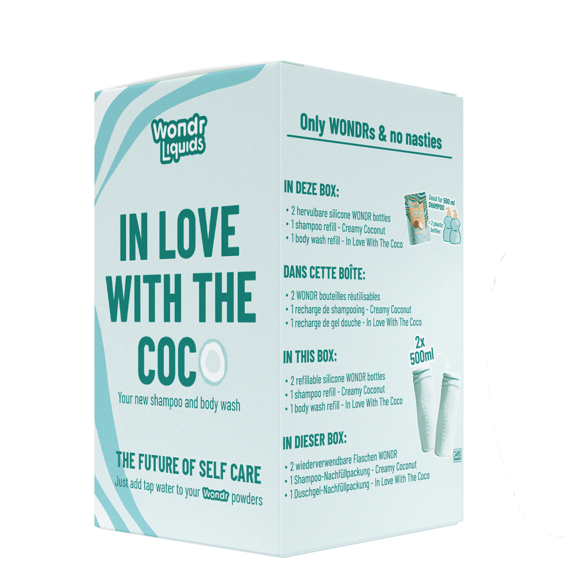 Wondr Kit Demarrage Liquides Noix Coco 4 Prod.